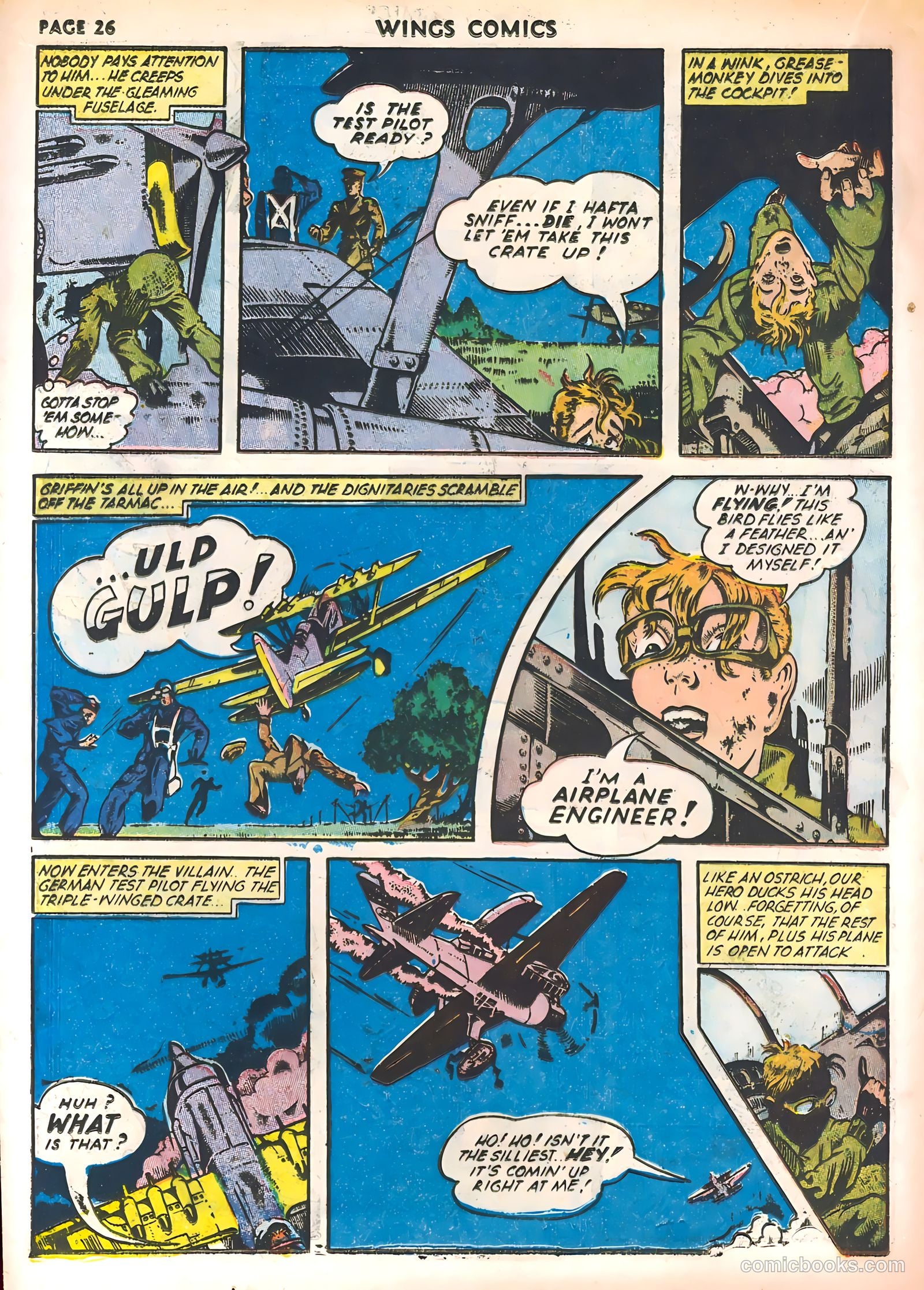 Wings Comics #30 (1943) — page 28 of 68