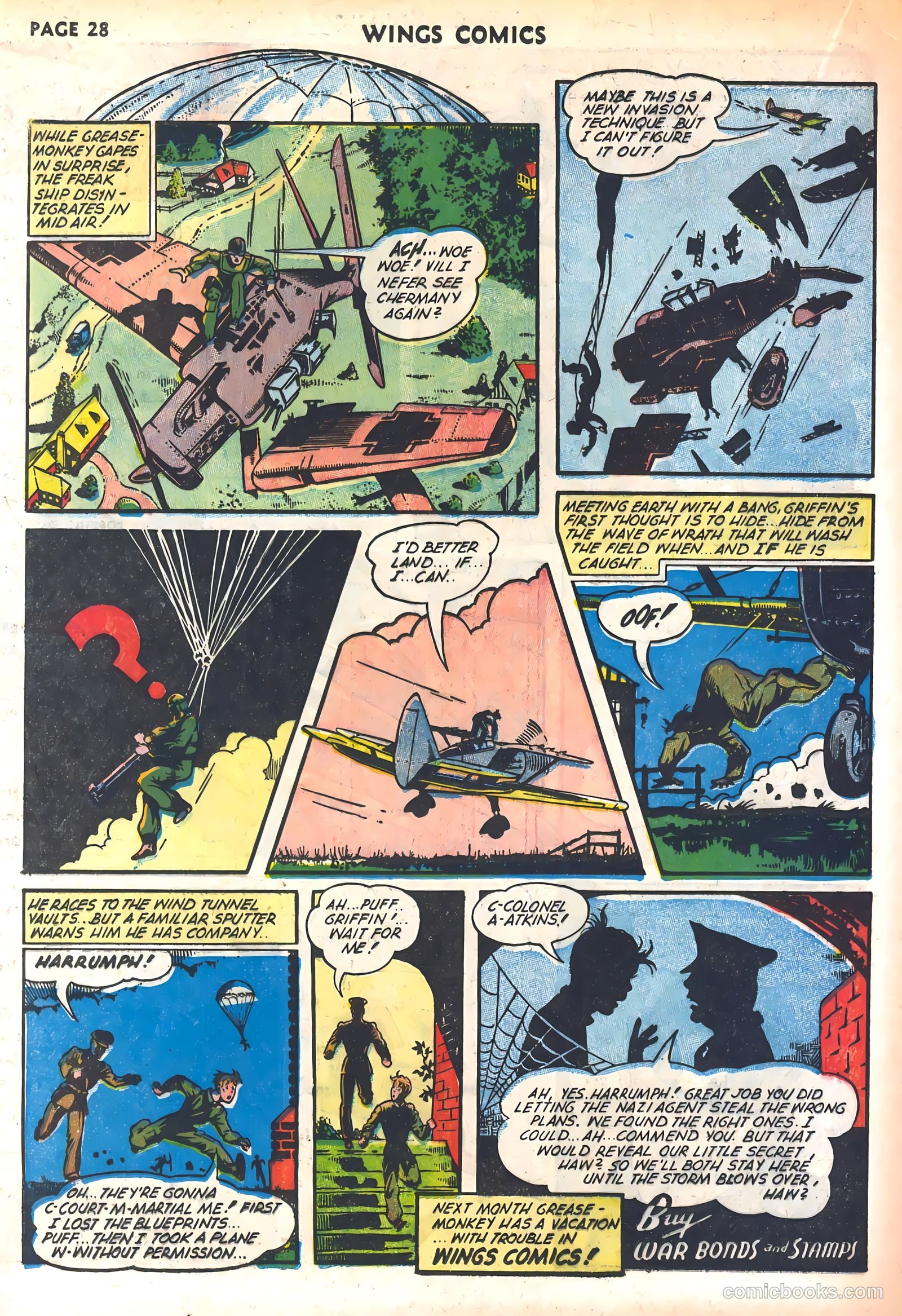 Wings Comics #30 (1943) — page 30 of 68