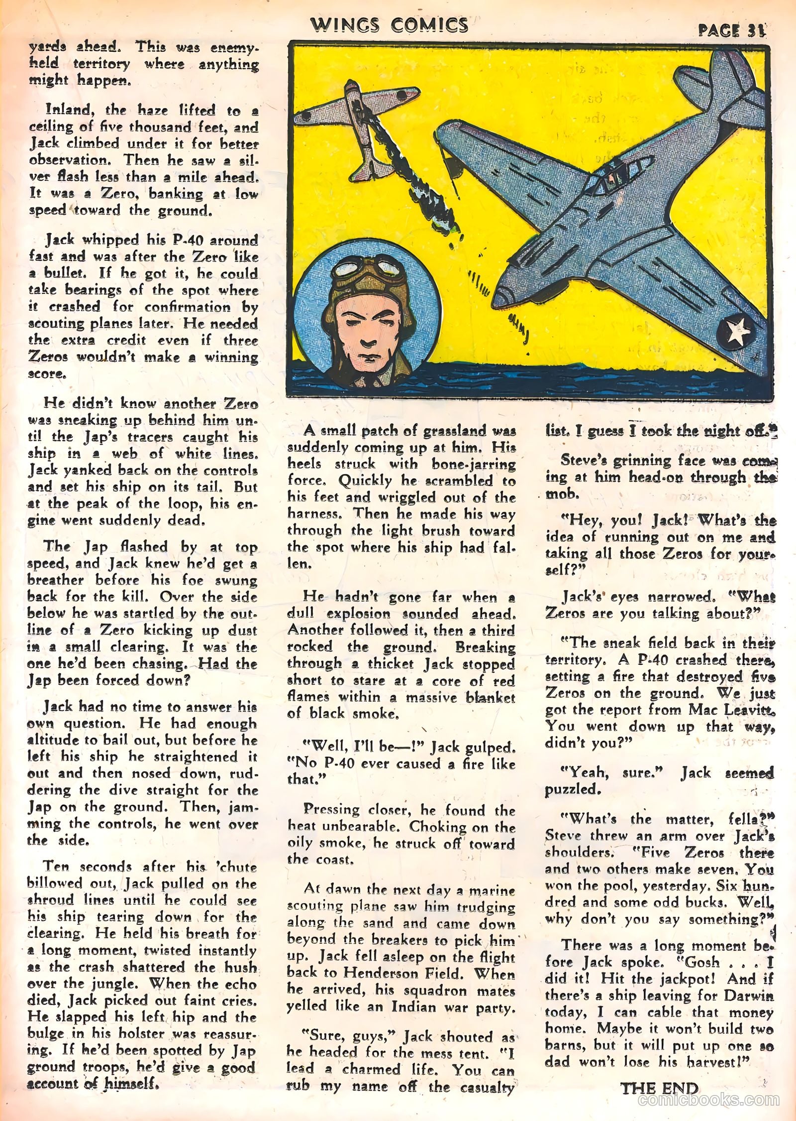 Wings Comics #30 (1943) — page 33 of 68