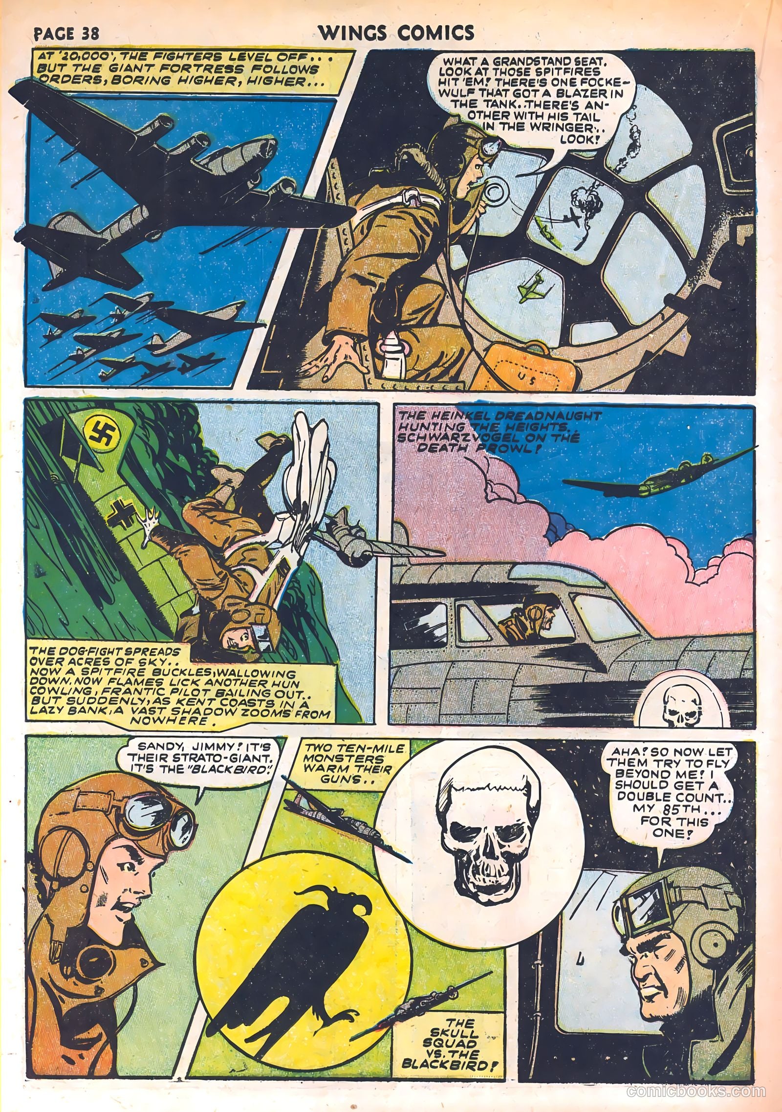 Wings Comics #30 (1943) — page 40 of 68