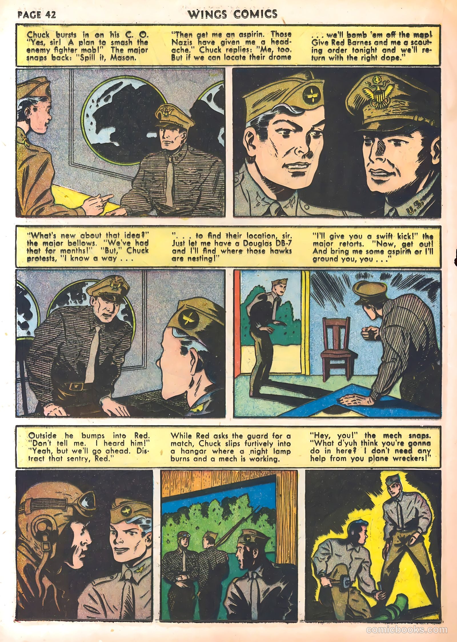 Wings Comics #30 (1943) — page 44 of 68