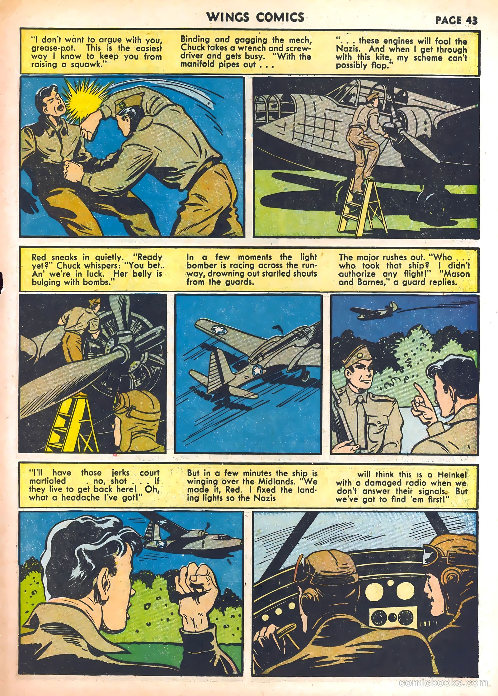 Wings Comics #30 (1943) — page 45 of 68