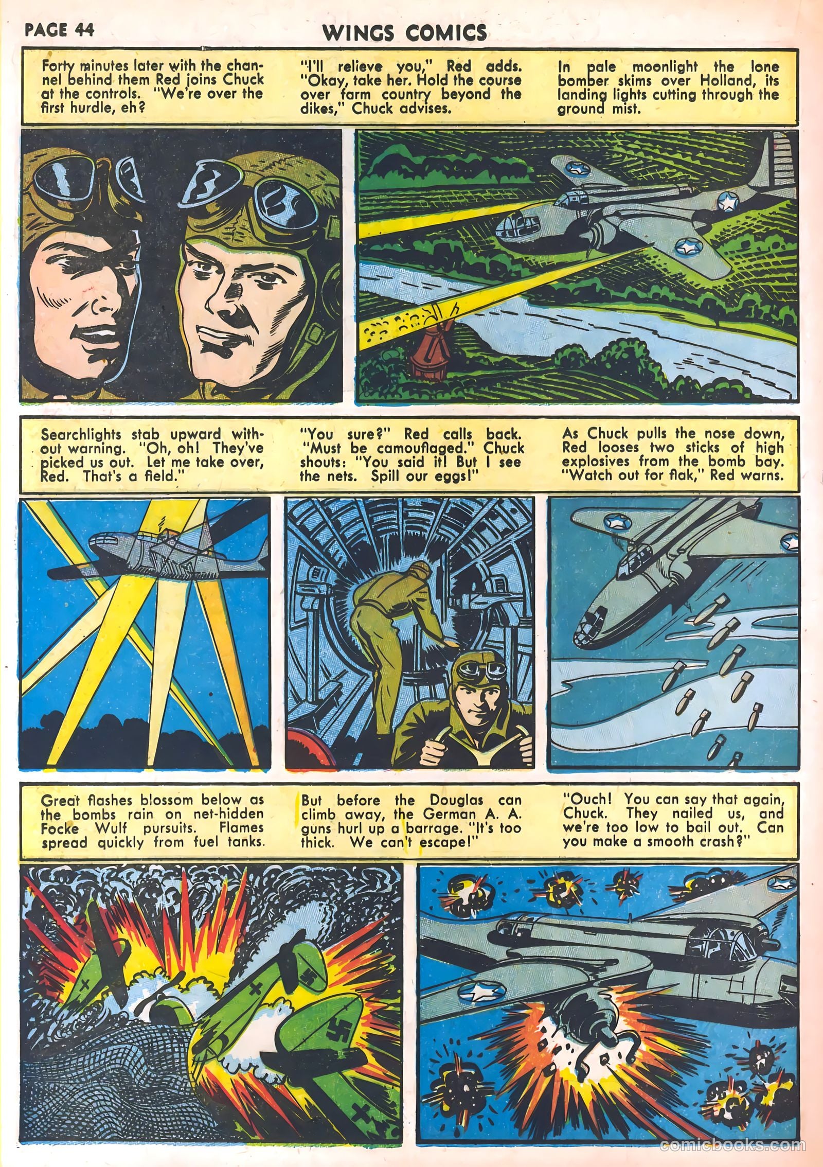 Wings Comics #30 (1943) — page 46 of 68