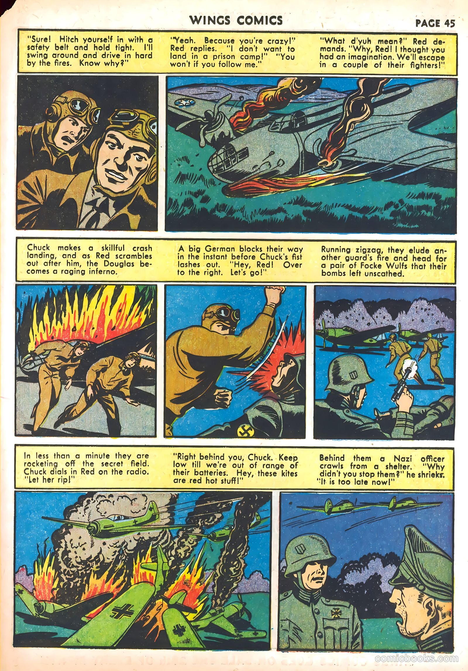 Wings Comics #30 (1943) — page 47 of 68