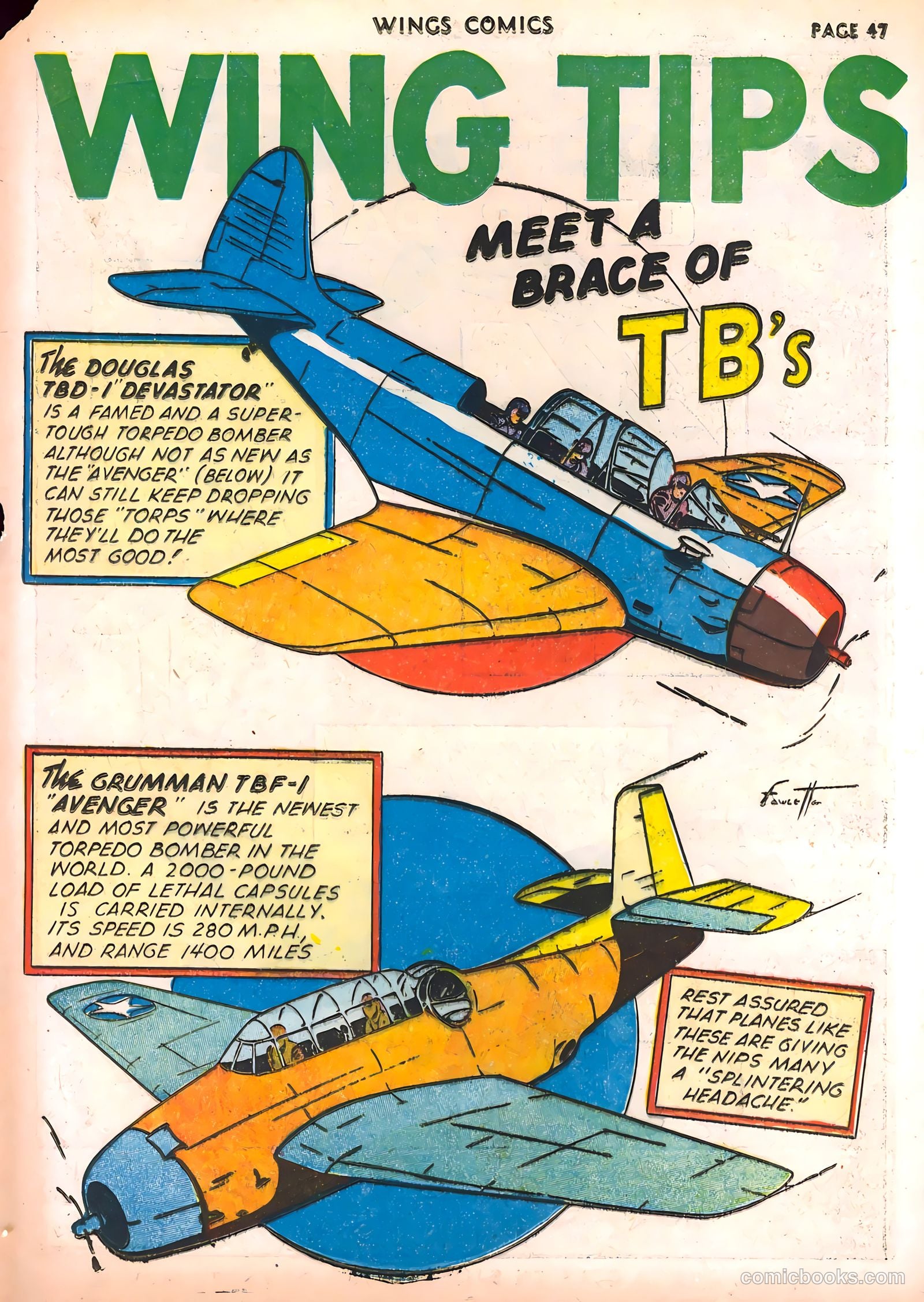 Wings Comics #30 (1943) — page 49 of 68