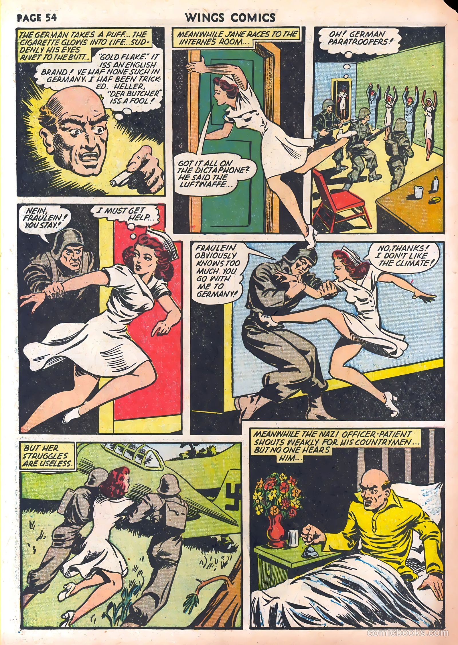 Wings Comics #30 (1943) — page 56 of 68