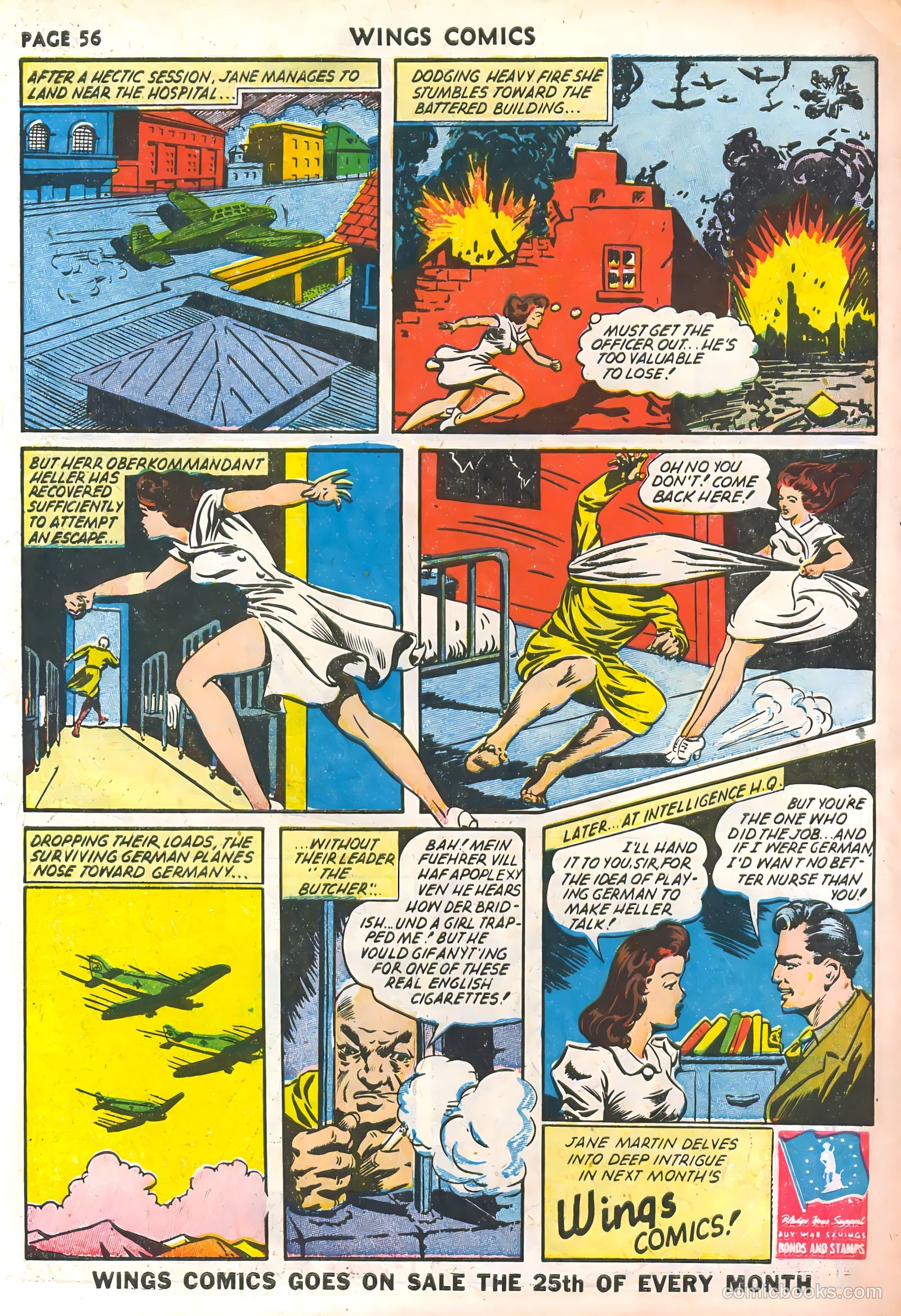 Wings Comics #30 (1943) — page 58 of 68