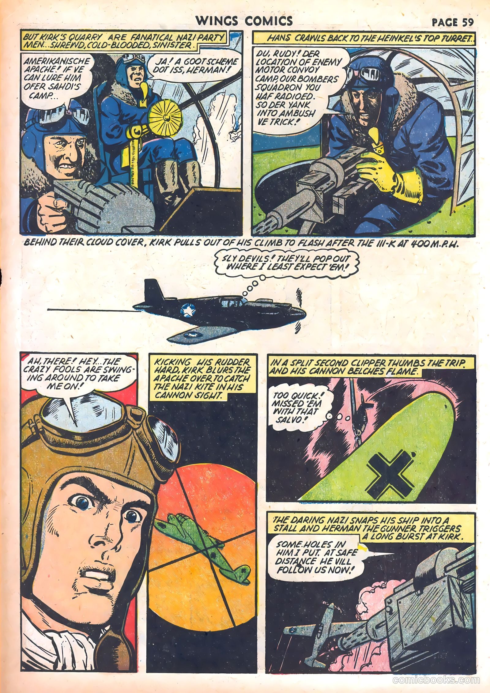 Wings Comics #30 (1943) — page 61 of 68