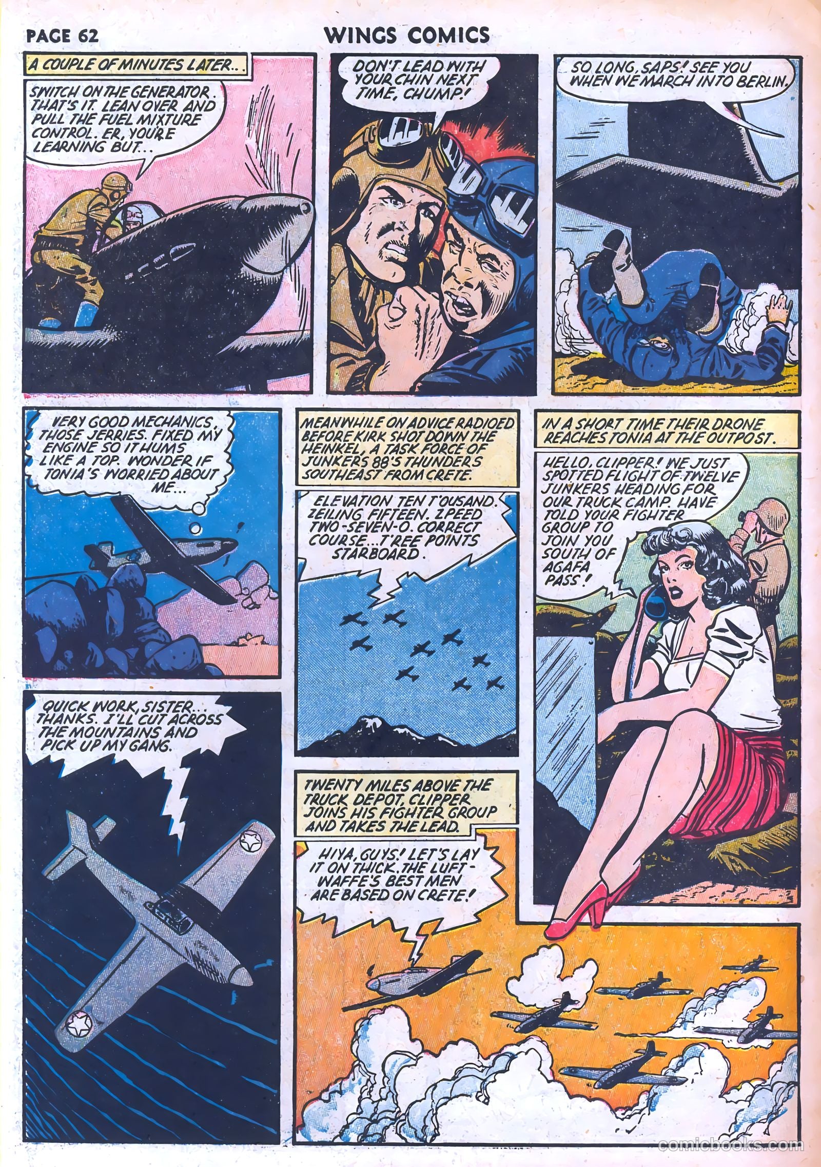 Wings Comics #30 (1943) — page 64 of 68