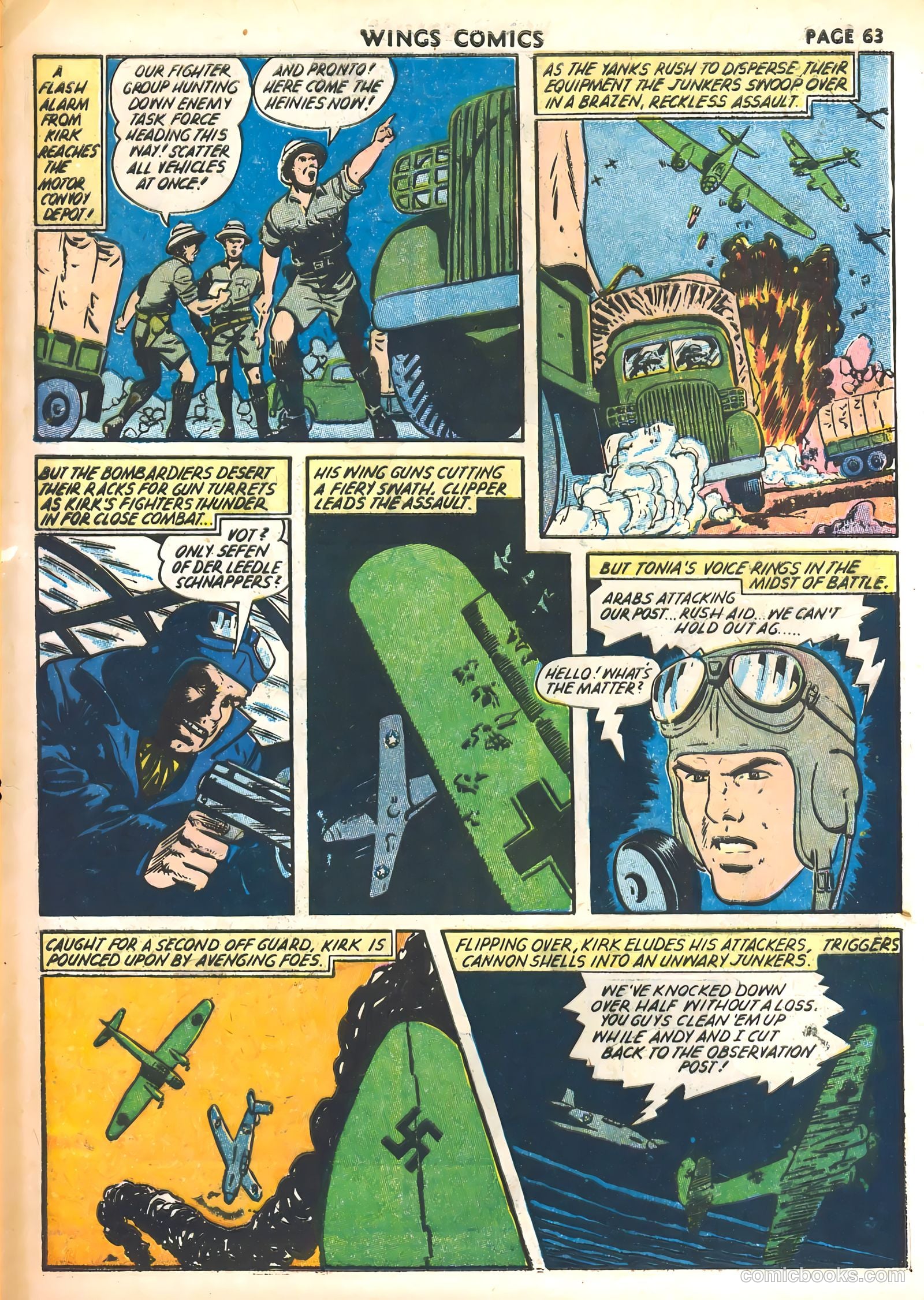 Wings Comics #30 (1943) — page 65 of 68