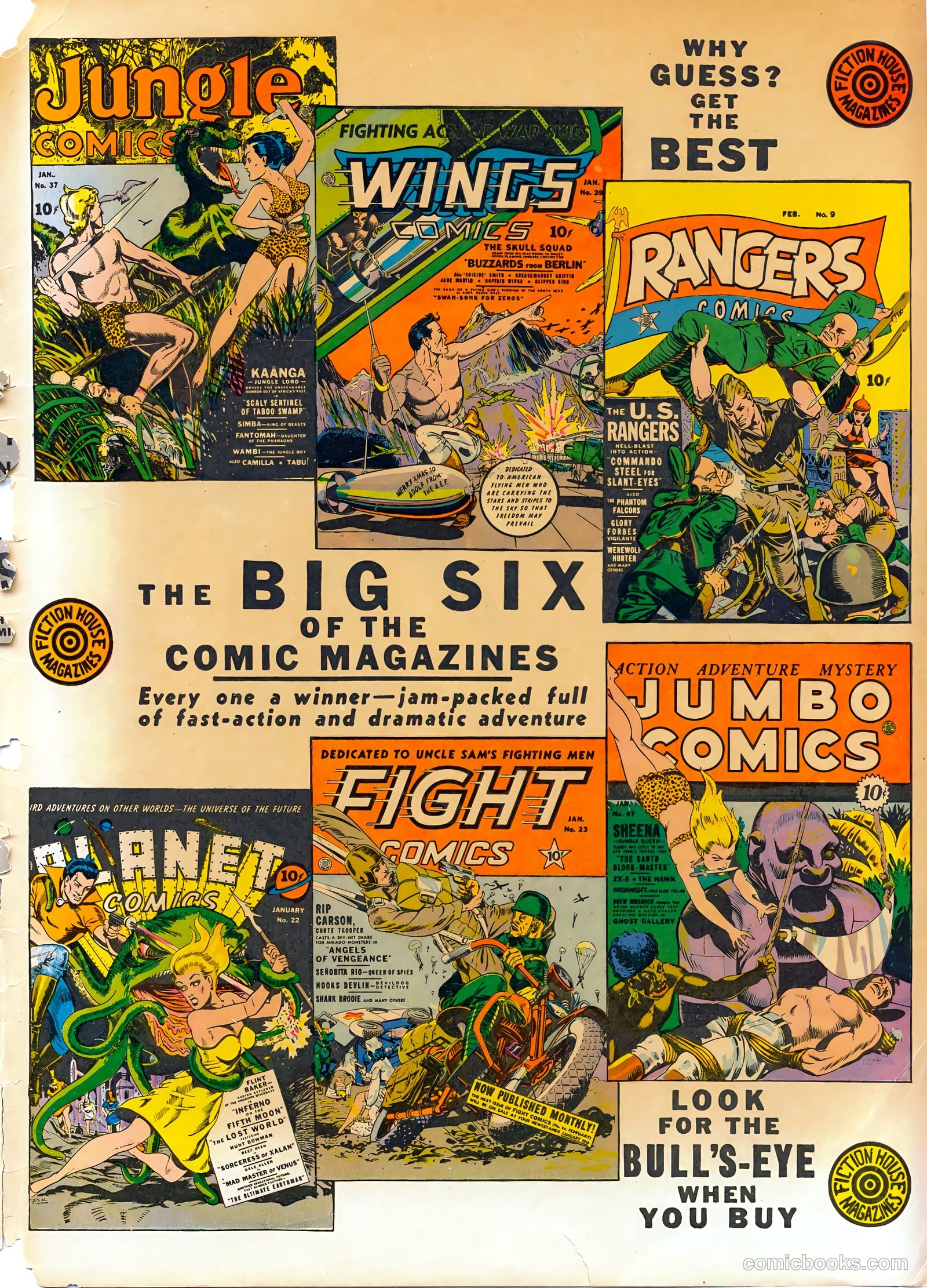 Wings Comics #30 (1943) — page 67 of 68