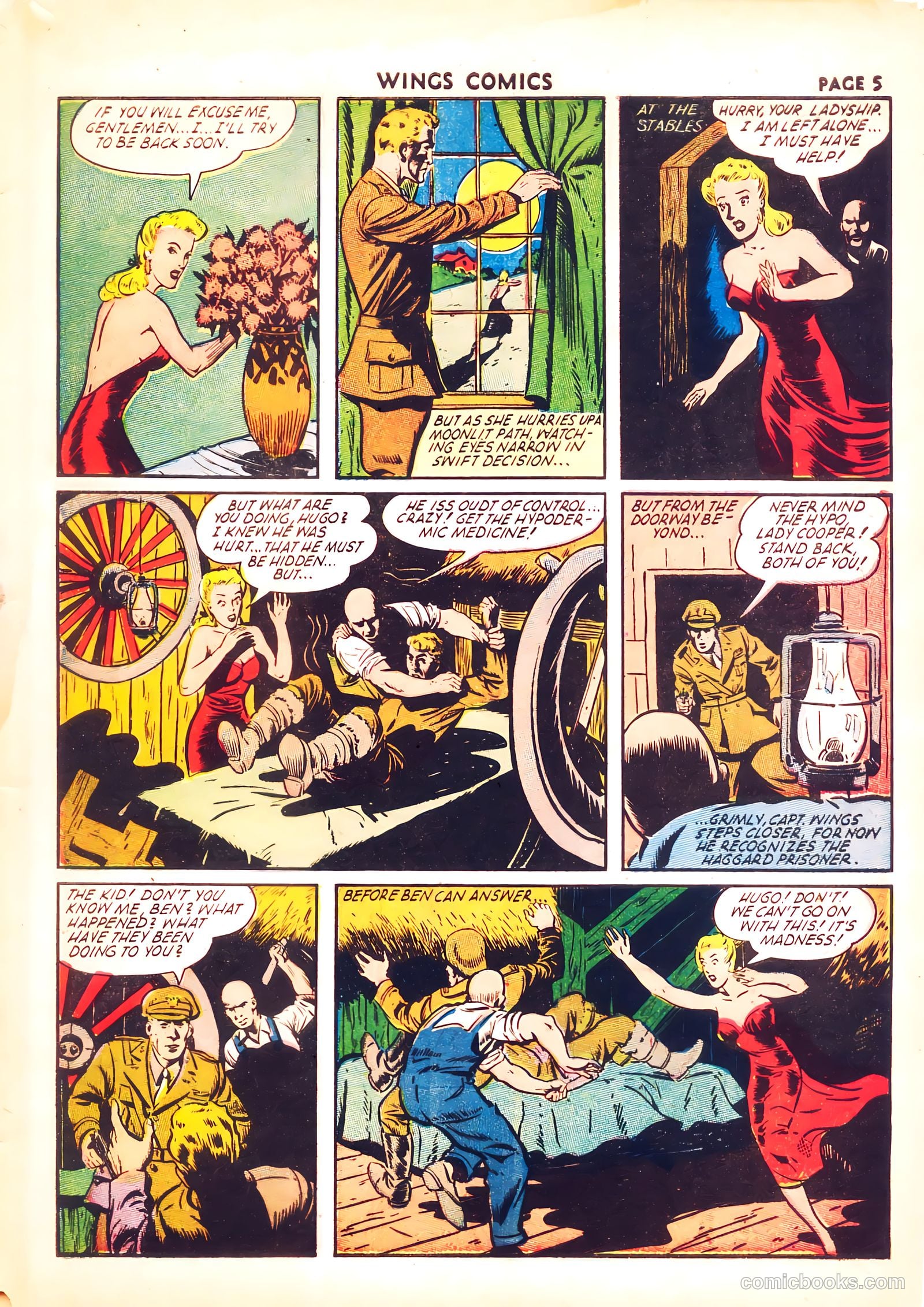 Wings Comics #31 (1943) — page 7 of 67