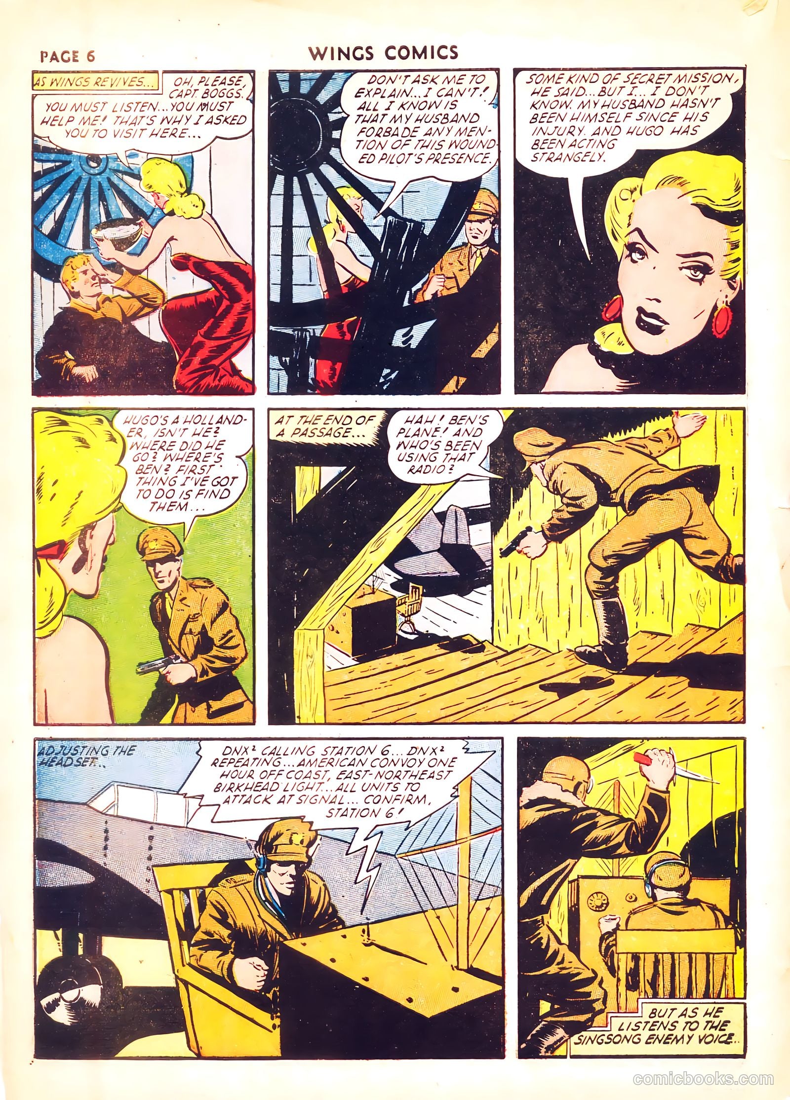 Wings Comics #31 (1943) — page 8 of 67