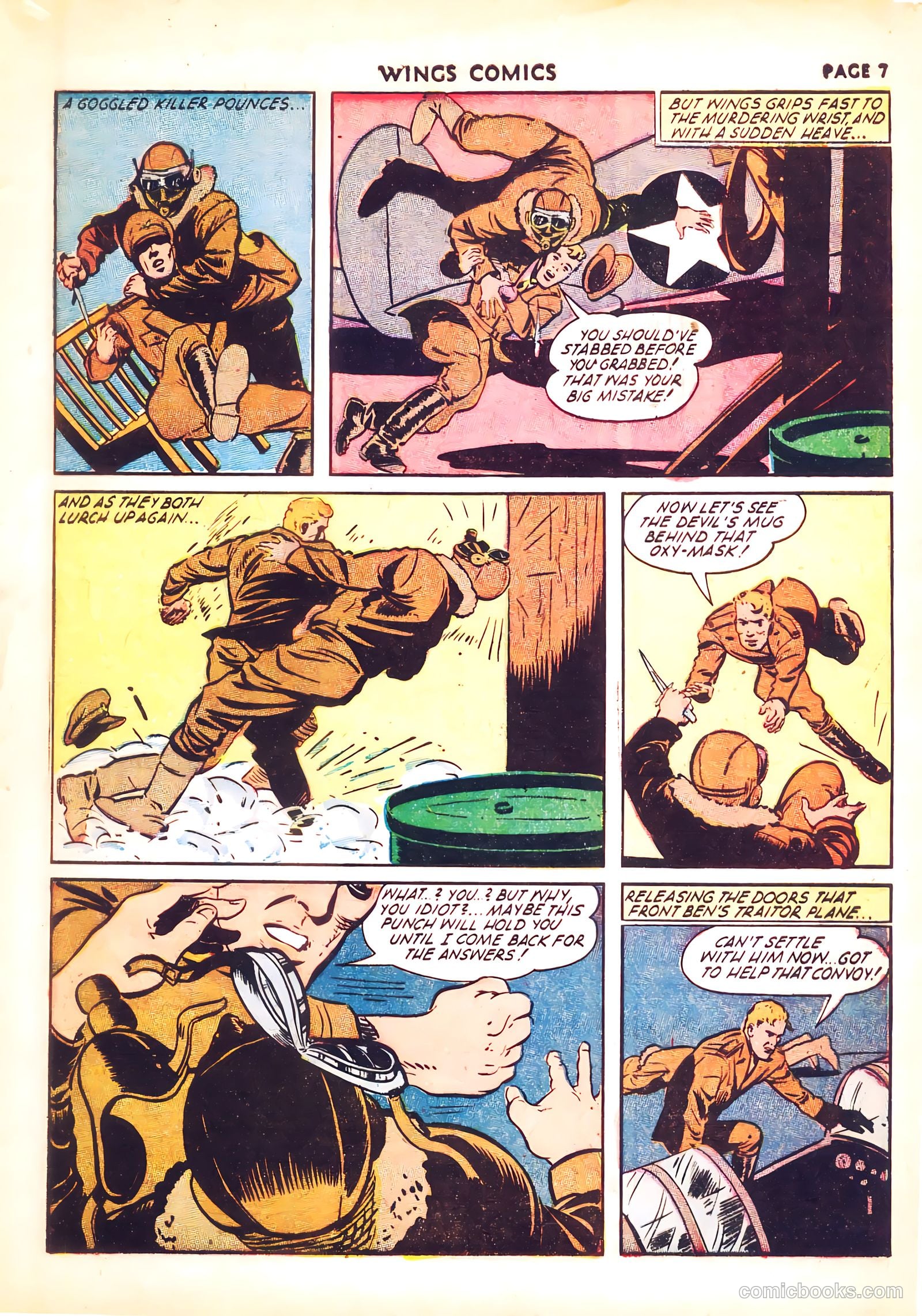 Wings Comics #31 (1943) — page 9 of 67