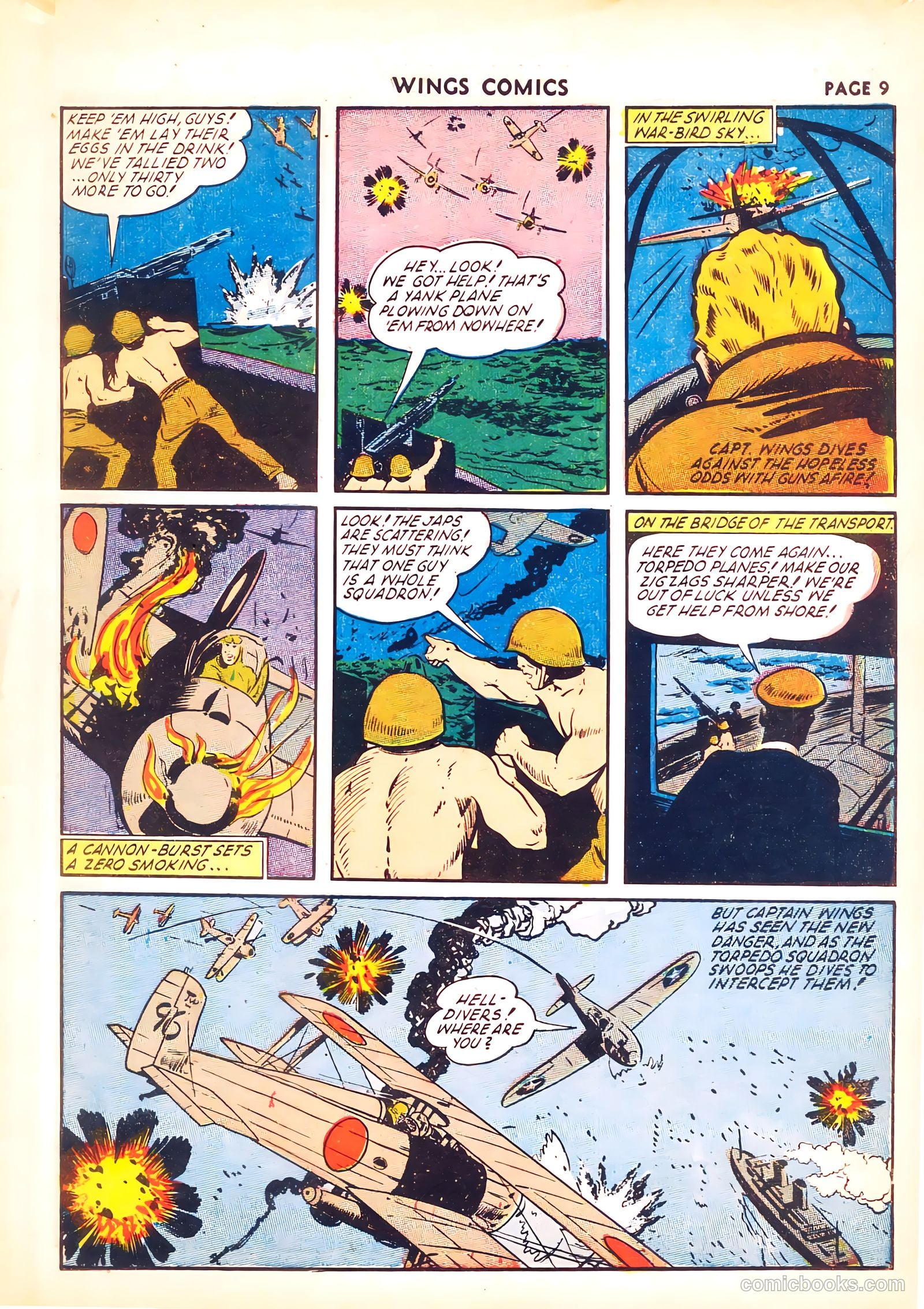 Wings Comics #31 (1943) — page 11 of 67