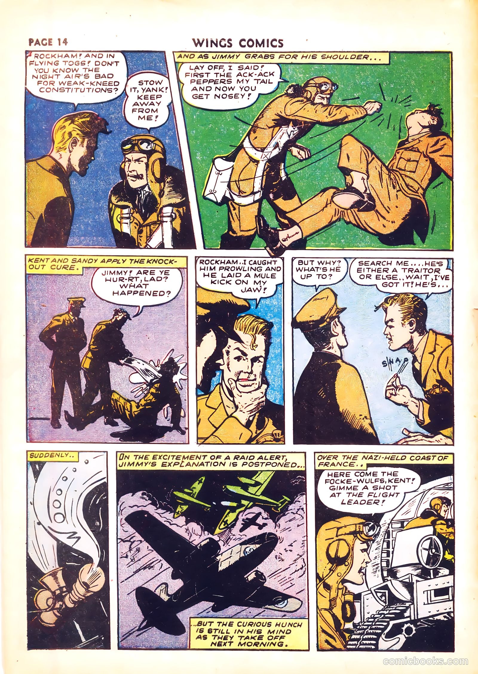 Wings Comics #31 (1943) — page 16 of 67