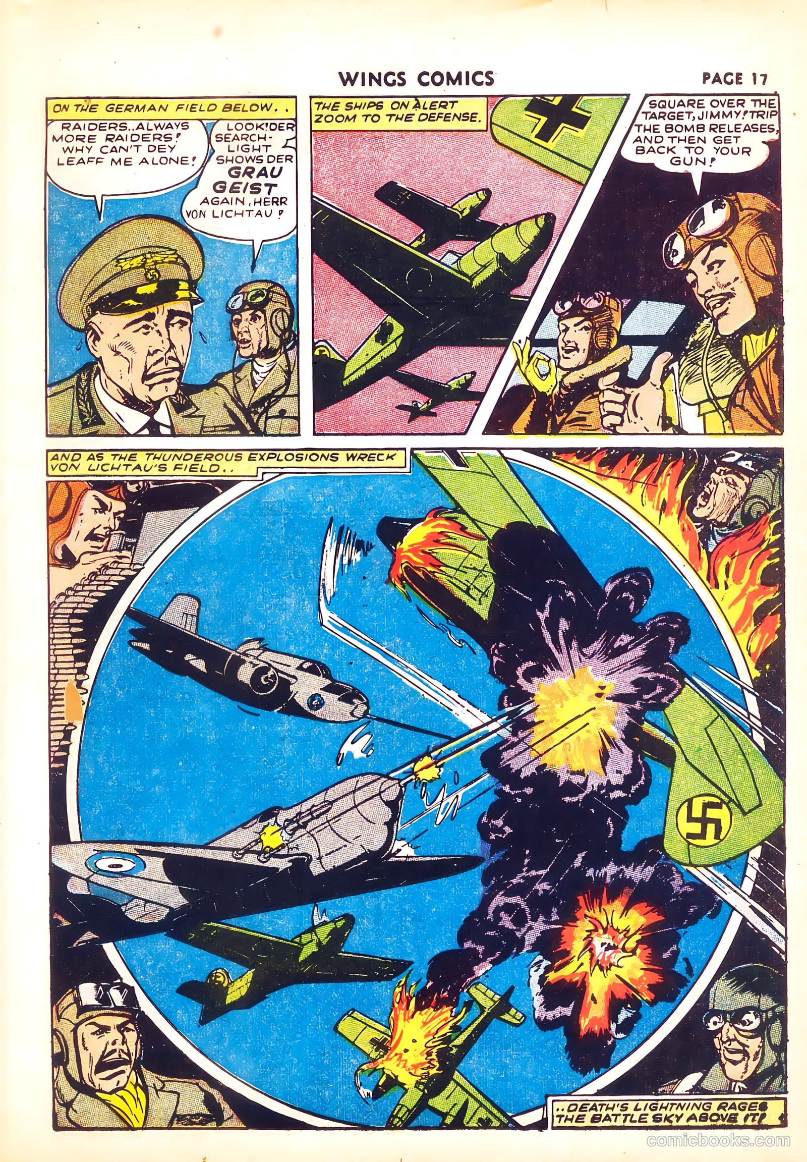 Wings Comics #31 (1943) — page 19 of 67