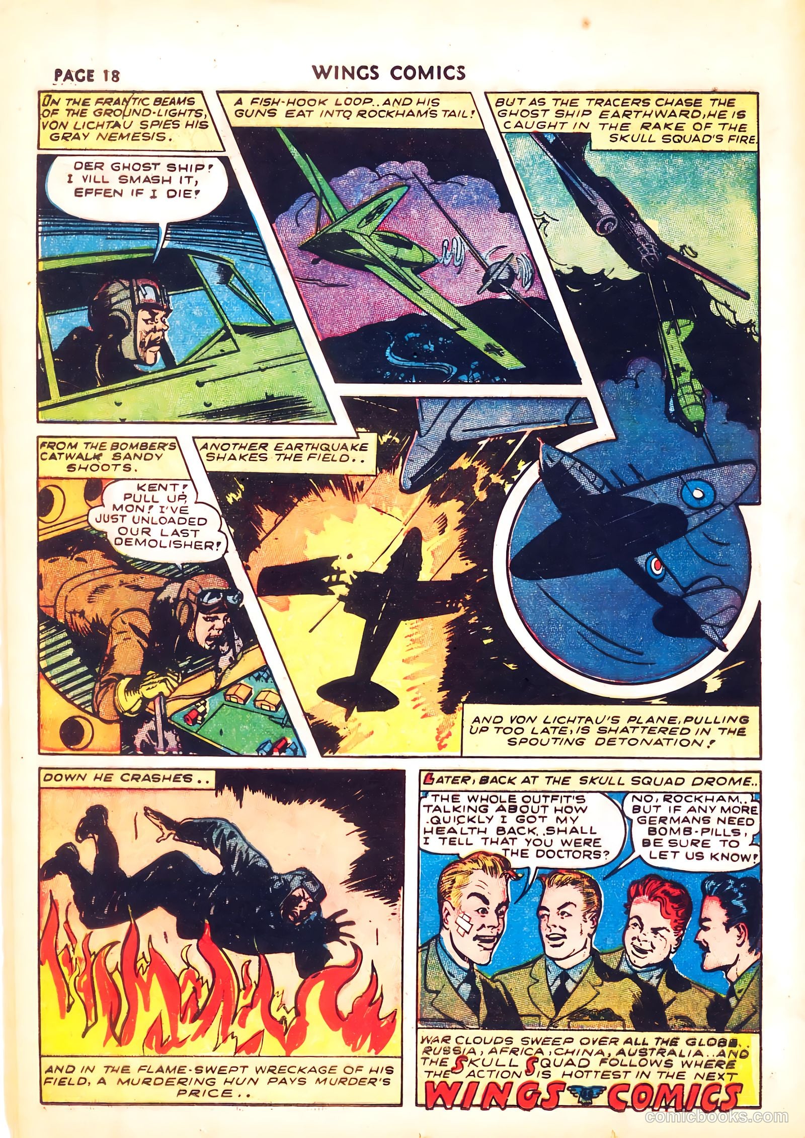Wings Comics #31 (1943) — page 20 of 67