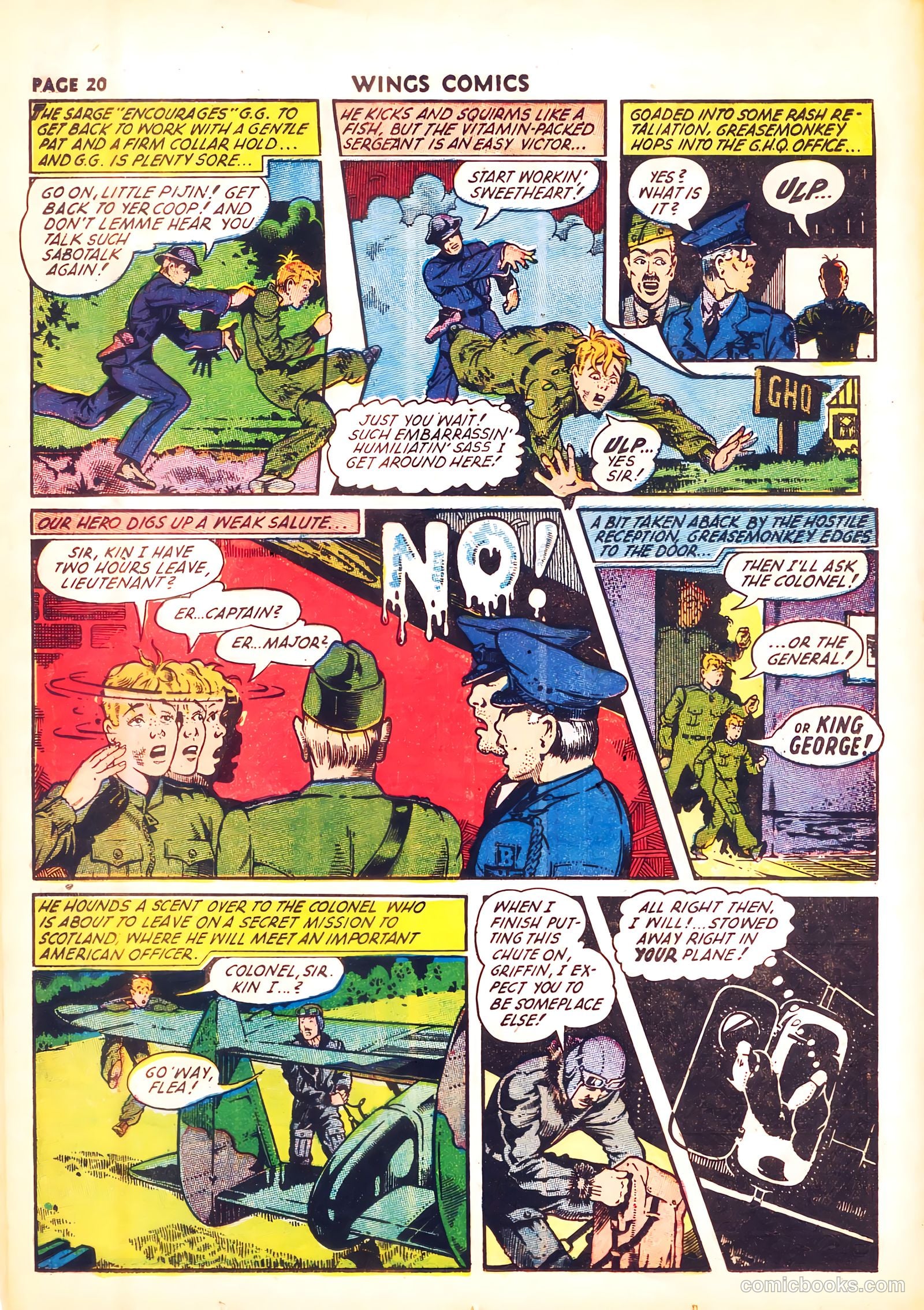 Wings Comics #31 (1943) — page 22 of 67
