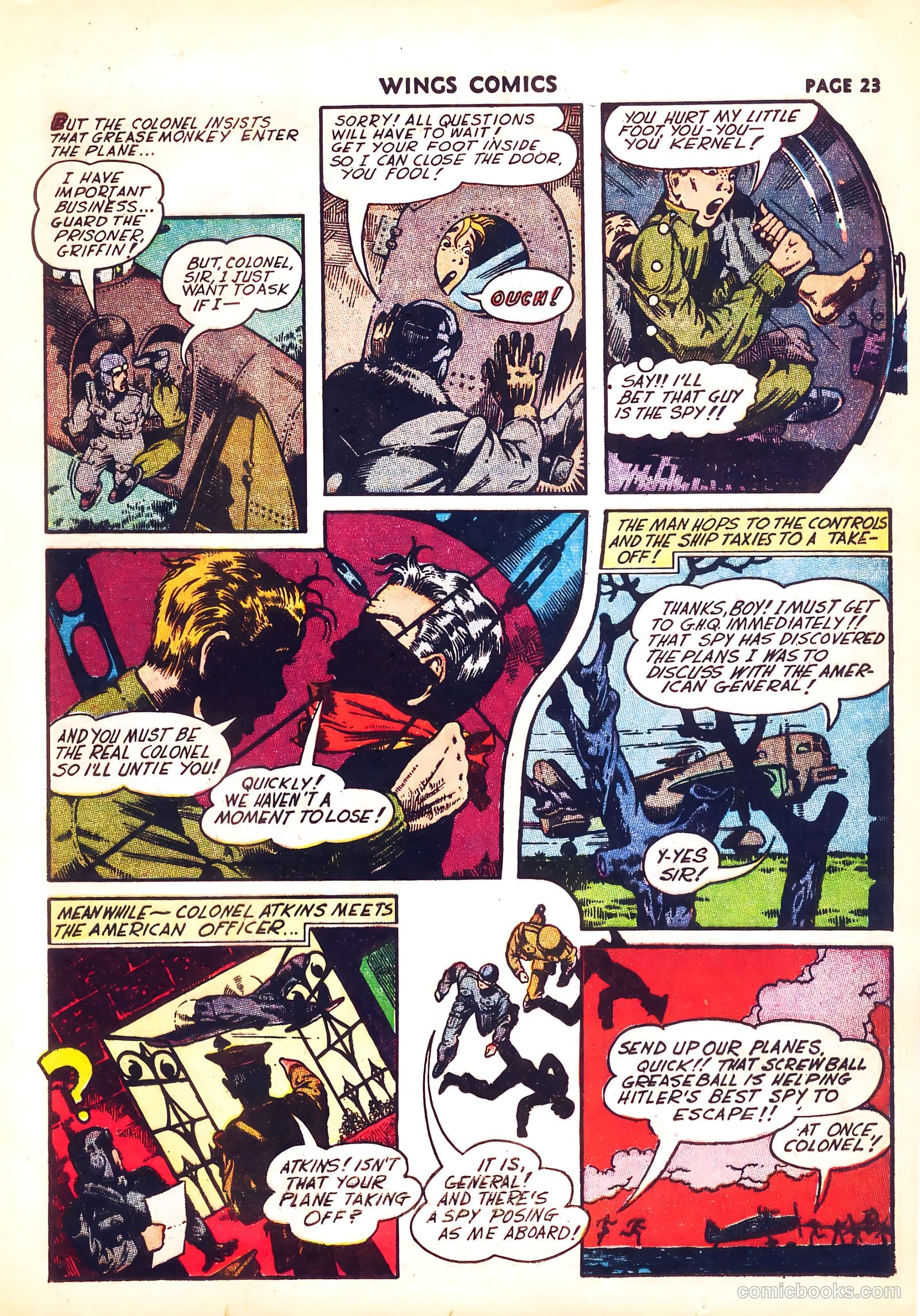 Wings Comics #31 (1943) — page 25 of 67