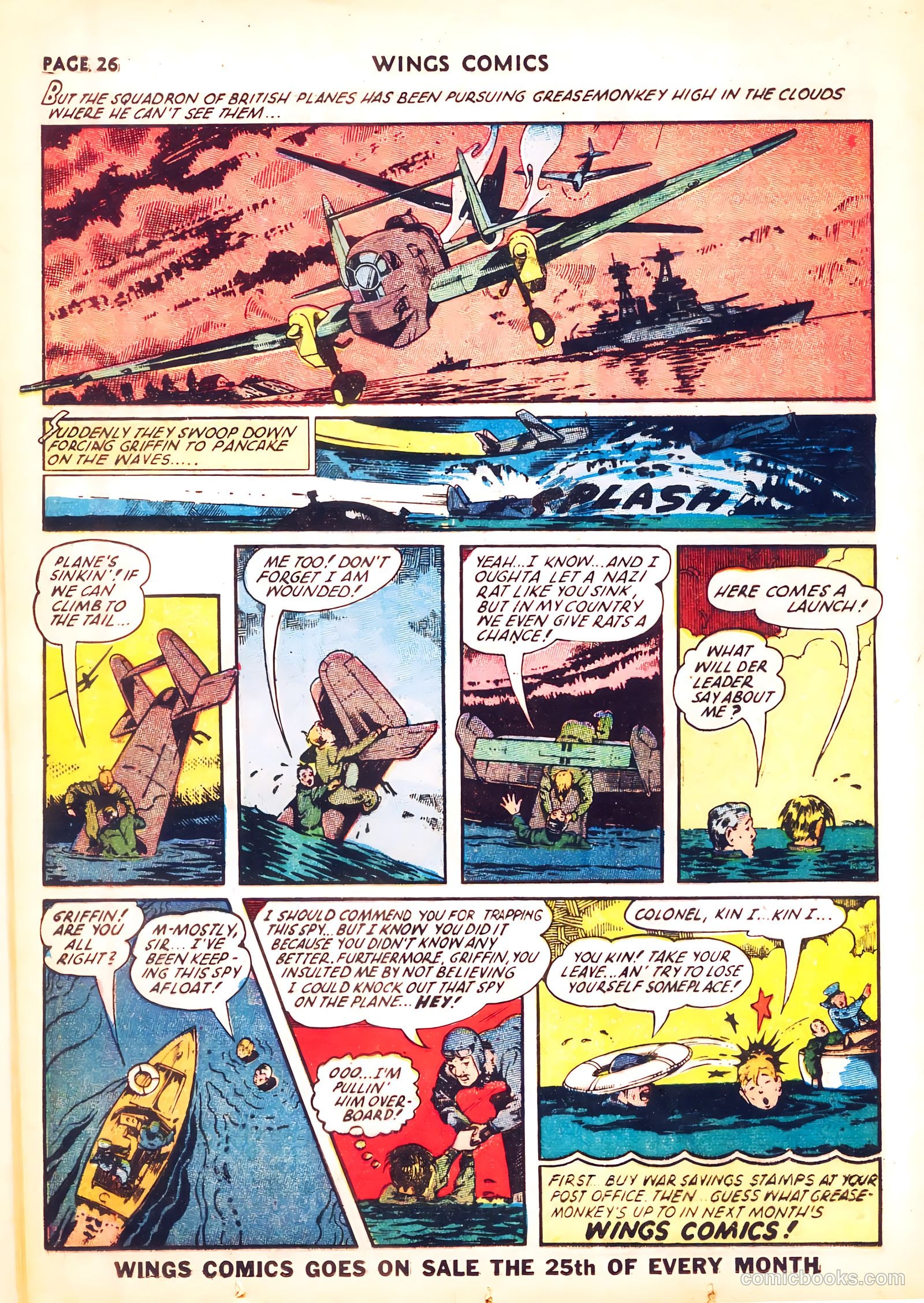 Wings Comics #31 (1943) — page 28 of 67