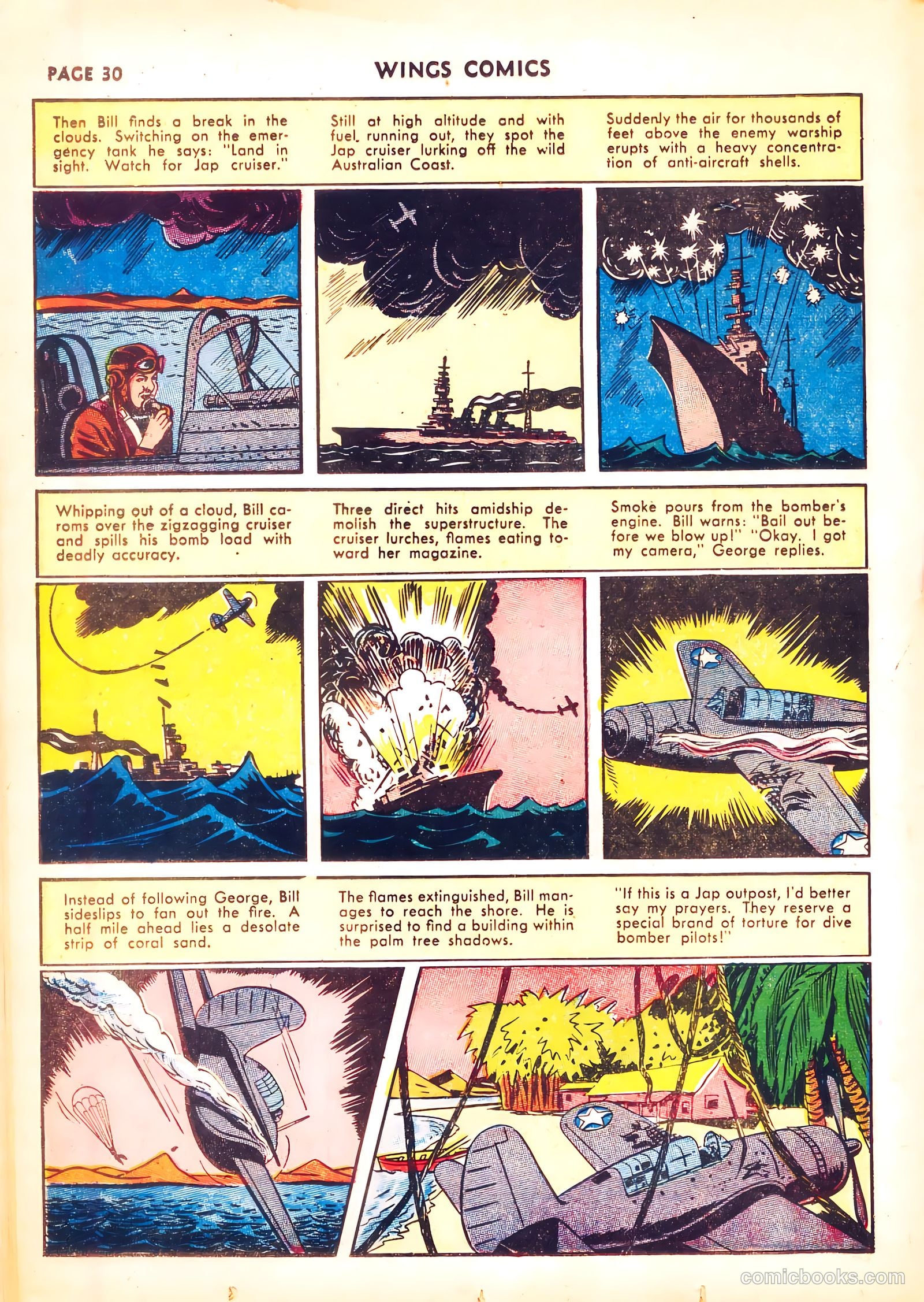 Wings Comics #31 (1943) — page 32 of 67