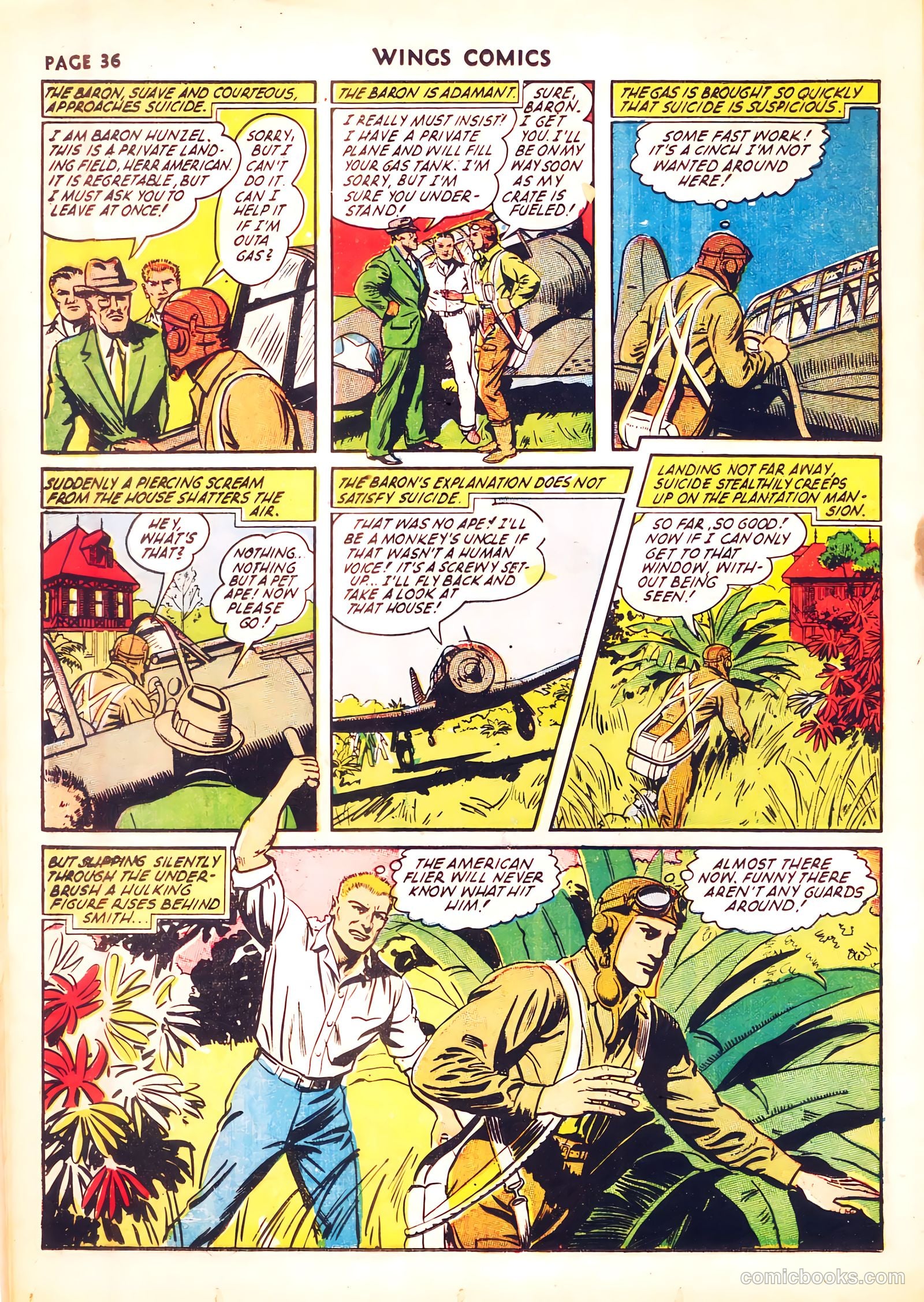 Wings Comics #31 (1943) — page 37 of 67