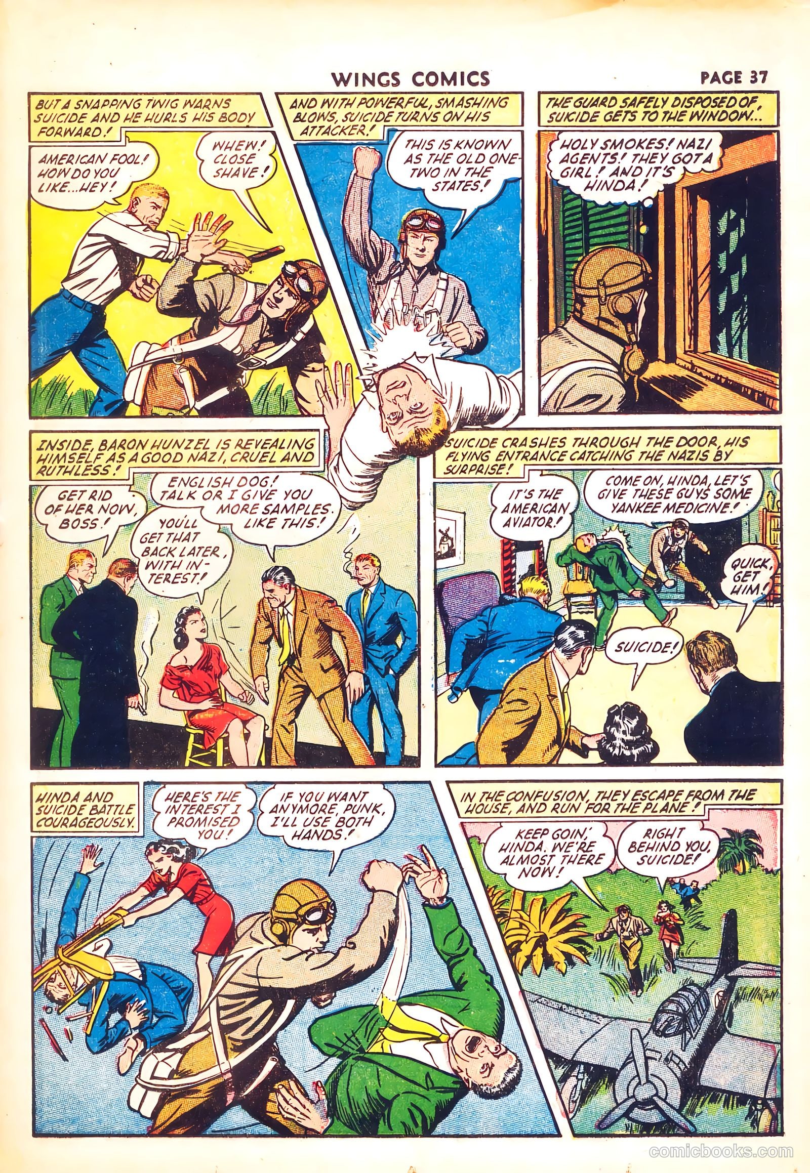 Wings Comics #31 (1943) — page 38 of 67
