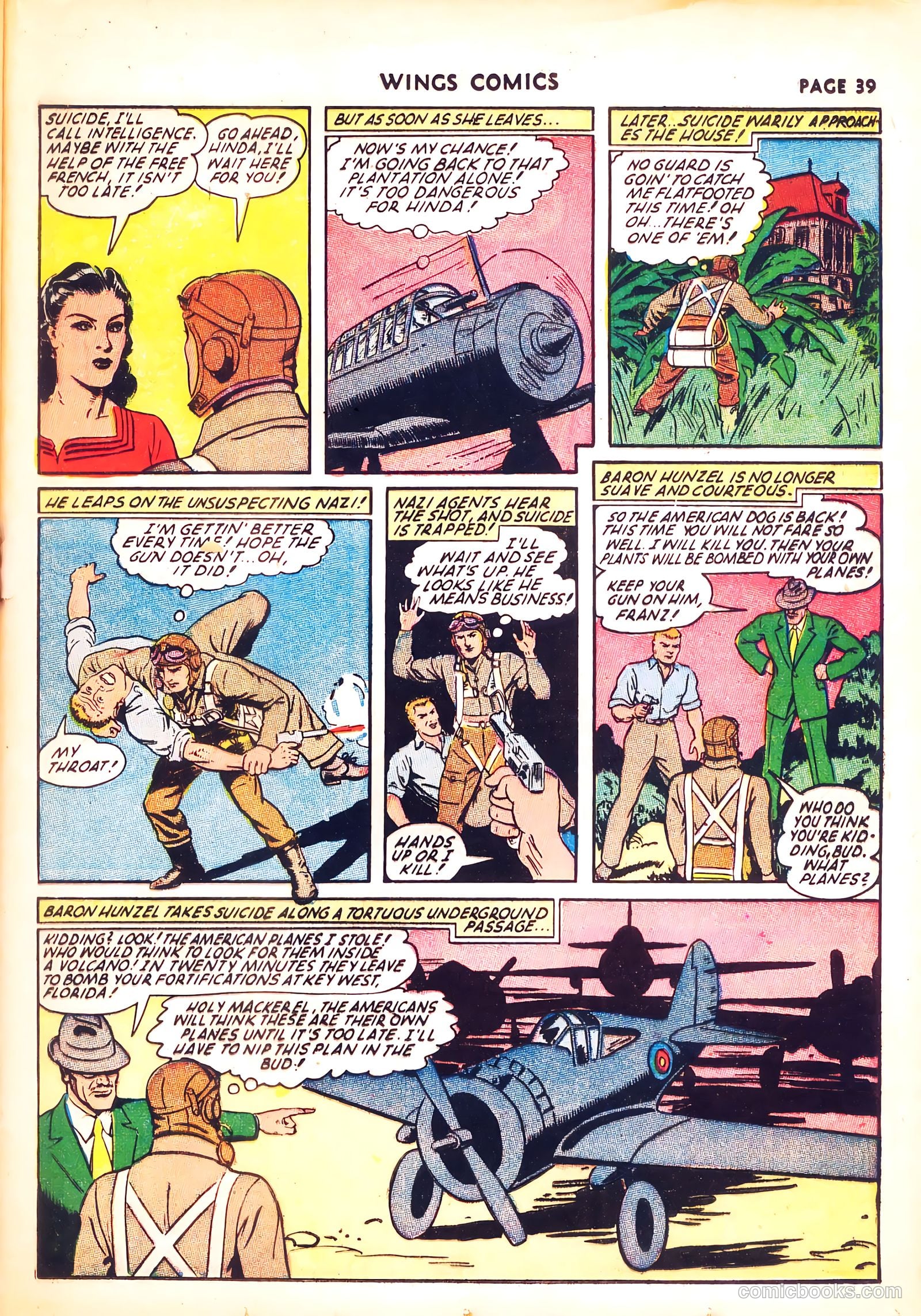 Wings Comics #31 (1943) — page 40 of 67