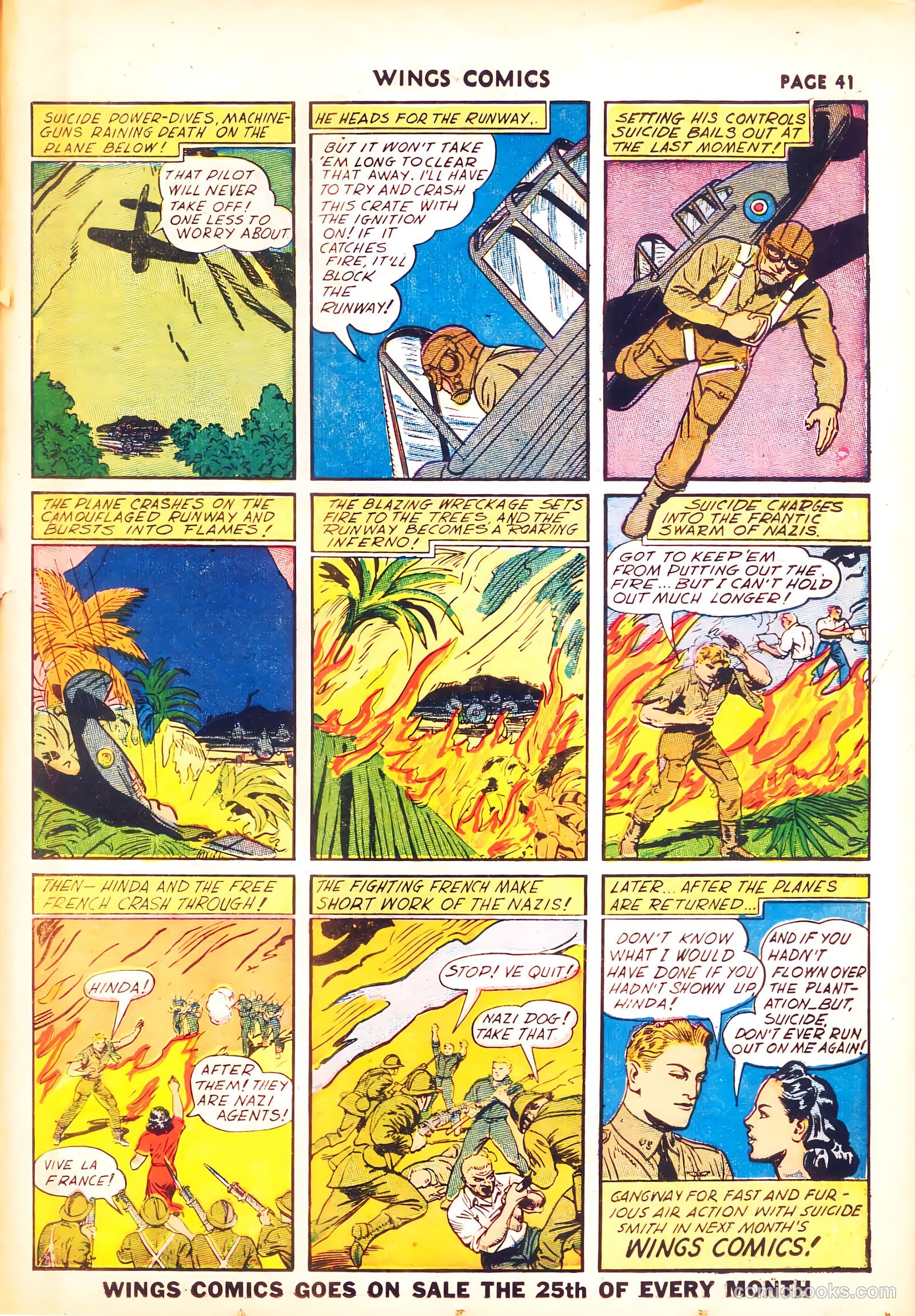 Wings Comics #31 (1943) — page 42 of 67