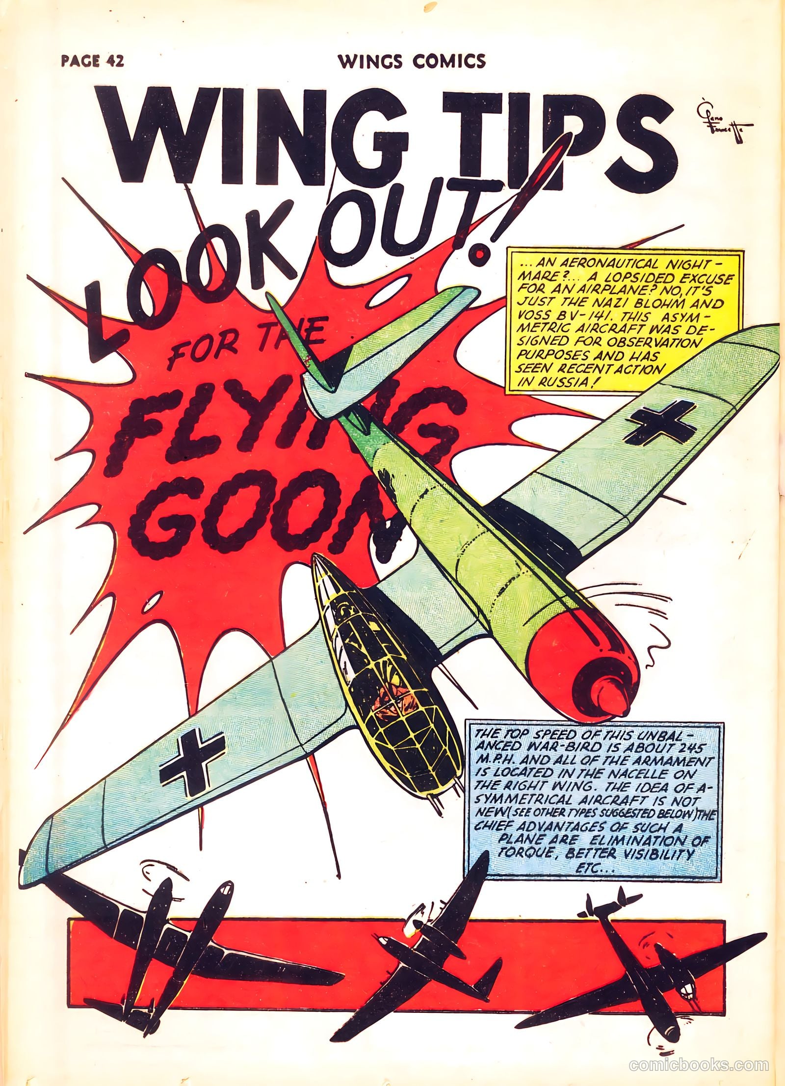 Wings Comics #31 (1943) — page 43 of 67