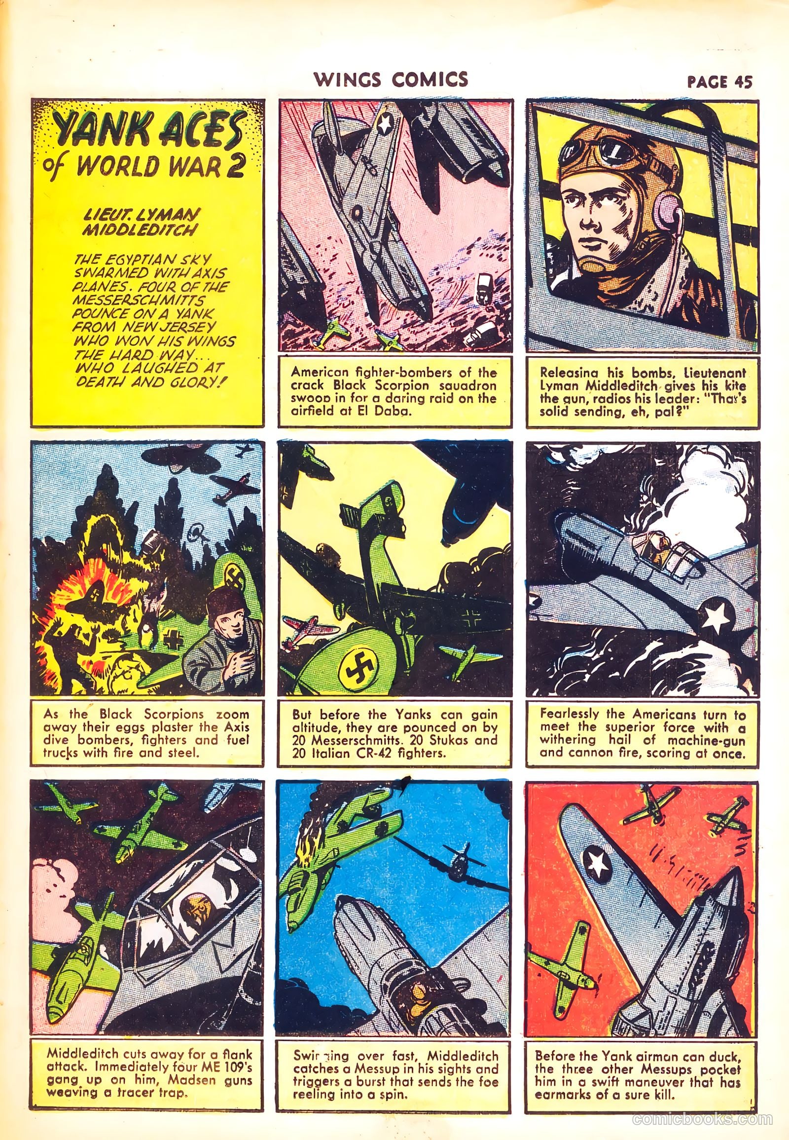 Wings Comics #31 (1943) — page 46 of 67