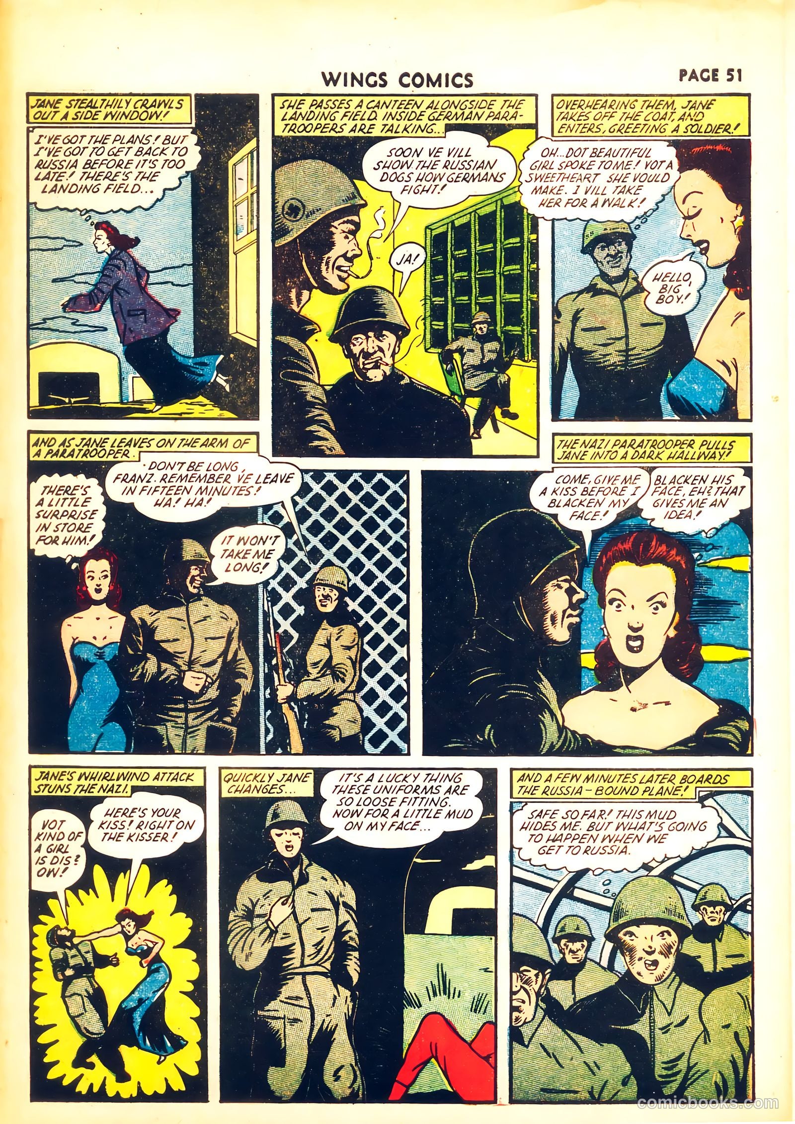 Wings Comics #31 (1943) — page 52 of 67