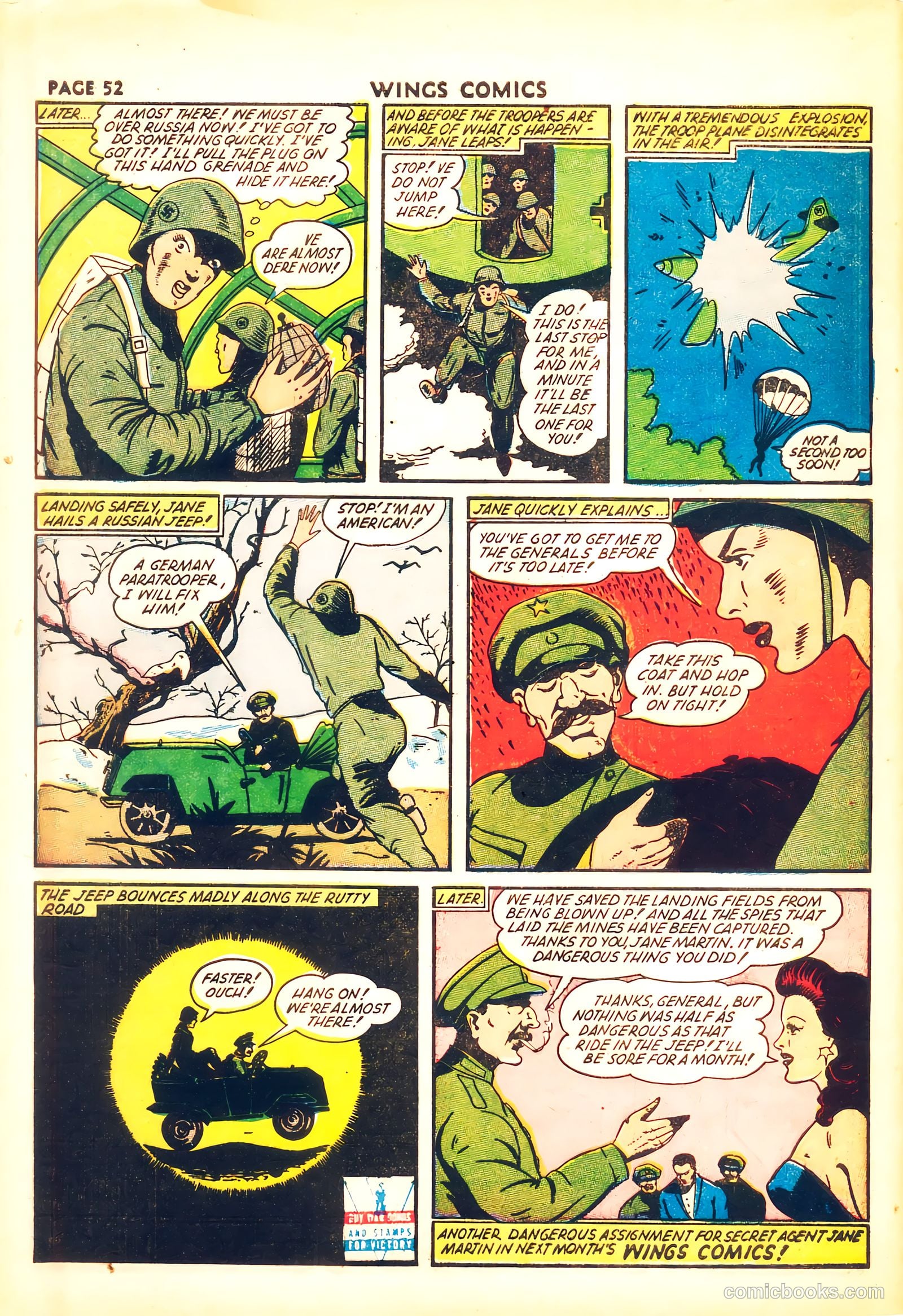 Wings Comics #31 (1943) — page 53 of 67