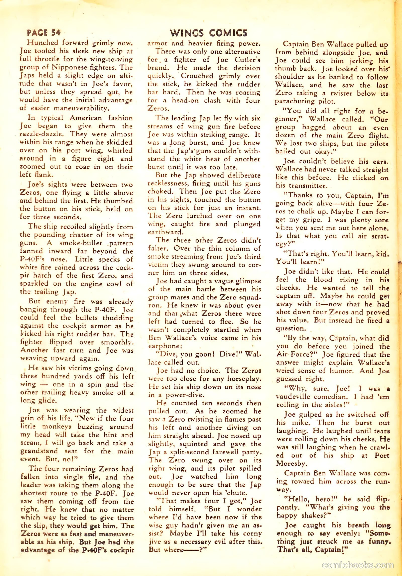 Wings Comics #31 (1943) — page 55 of 67