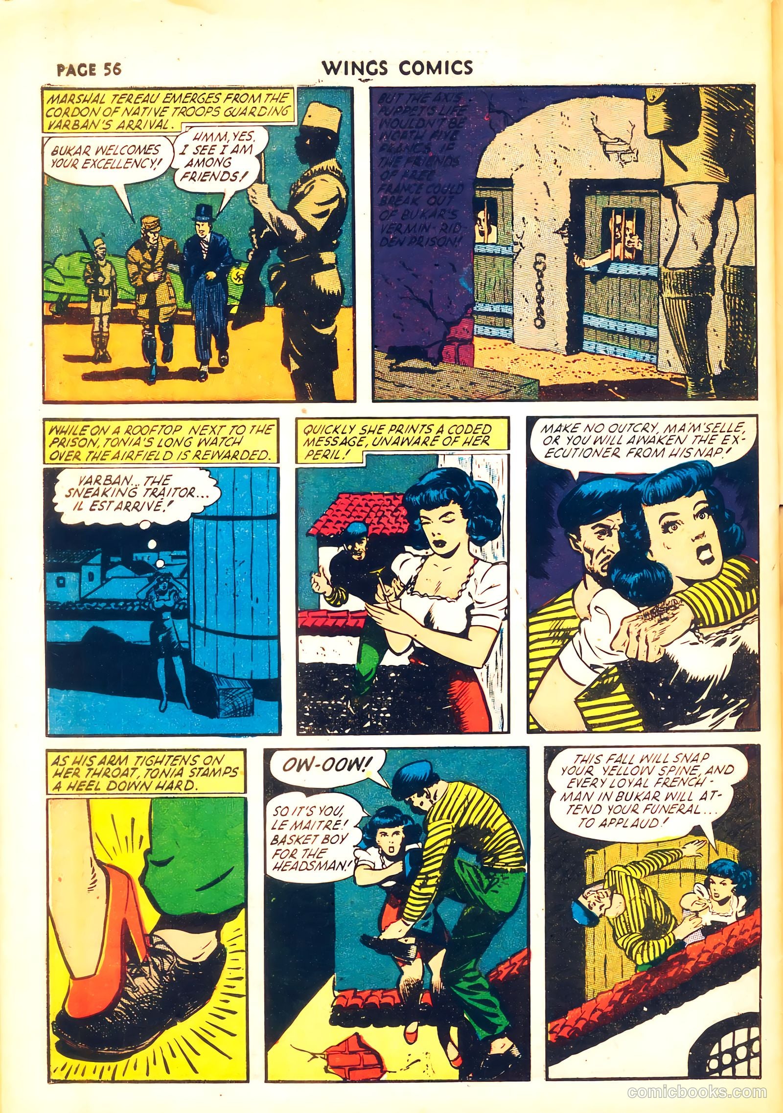 Wings Comics #31 (1943) — page 57 of 67