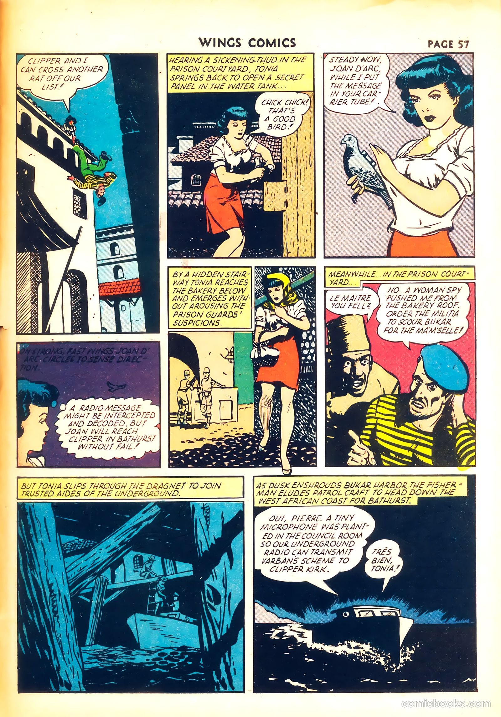 Wings Comics #31 (1943) — page 58 of 67