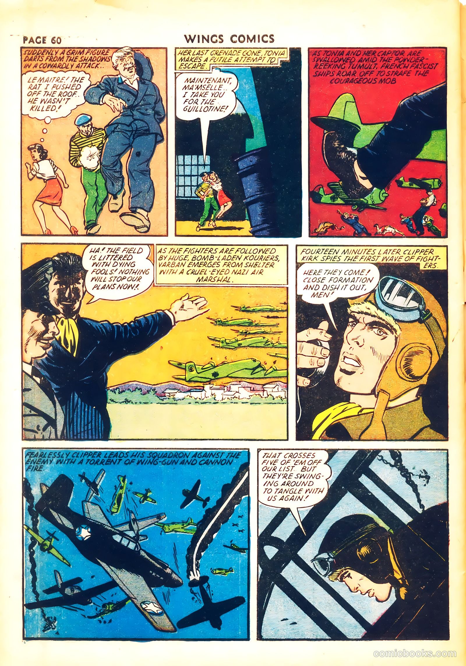 Wings Comics #31 (1943) — page 61 of 67