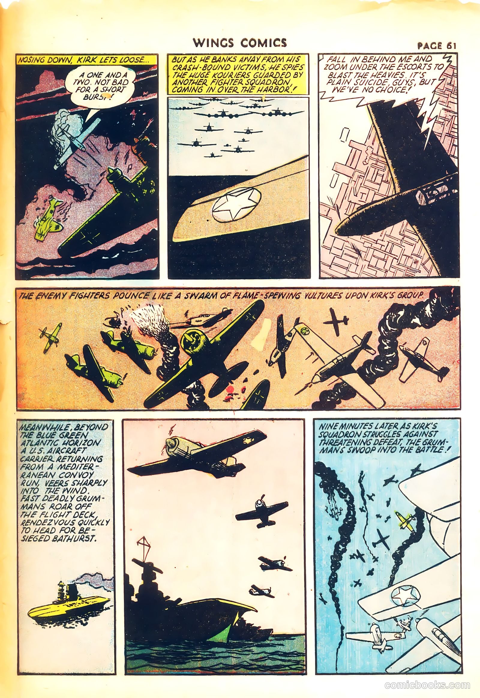 Wings Comics #31 (1943) — page 62 of 67
