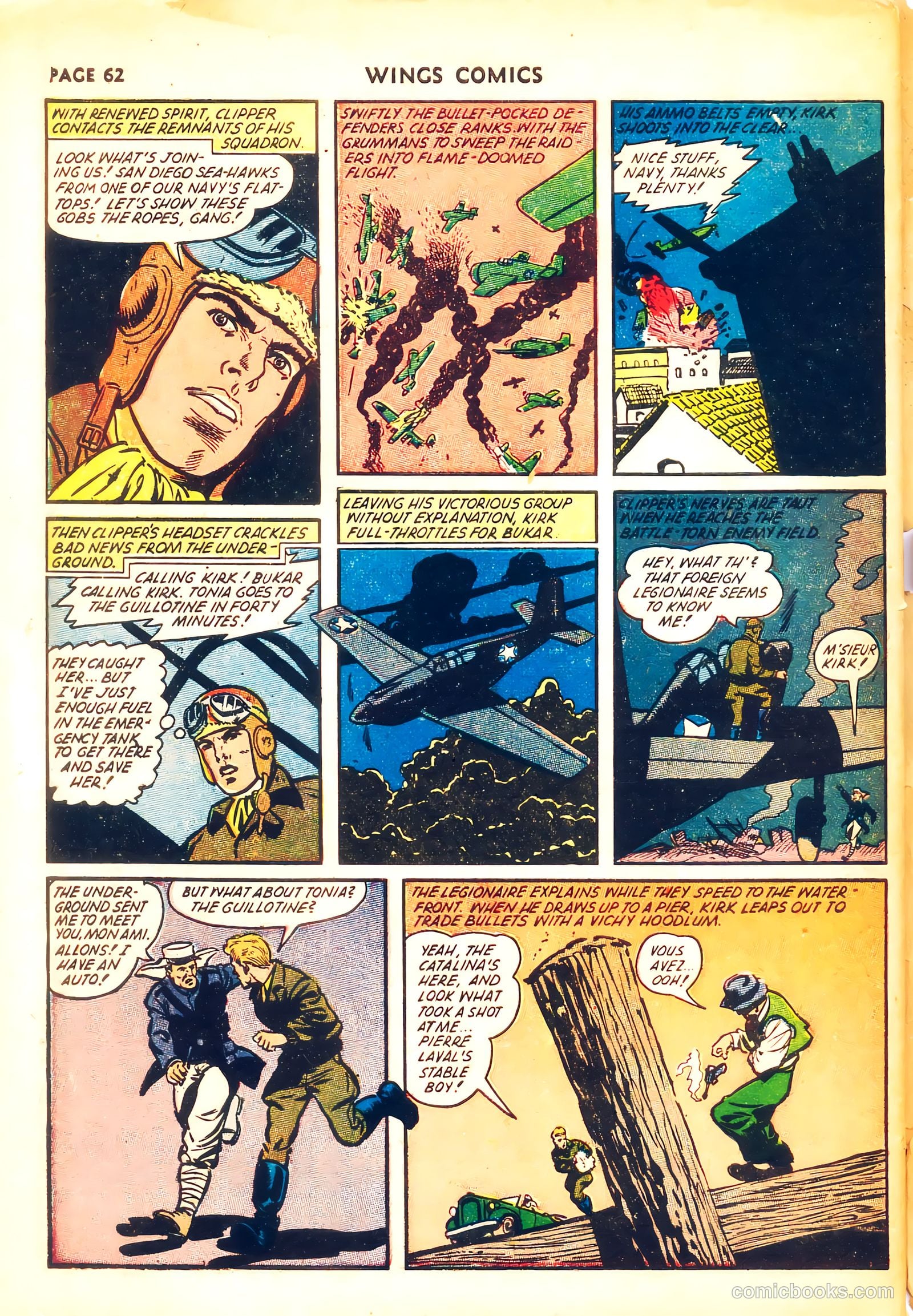 Wings Comics #31 (1943) — page 63 of 67