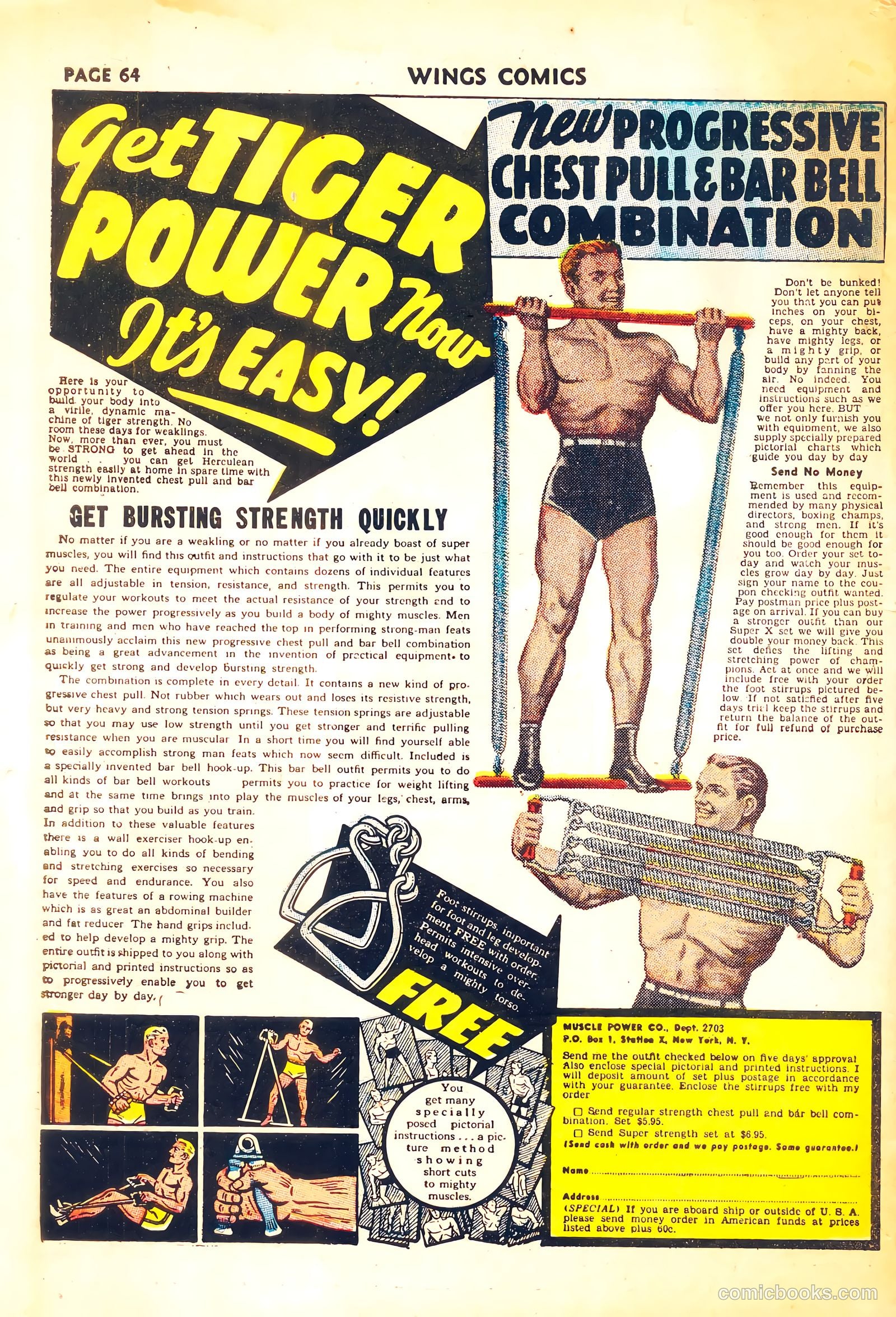 Wings Comics #31 (1943) — page 65 of 67