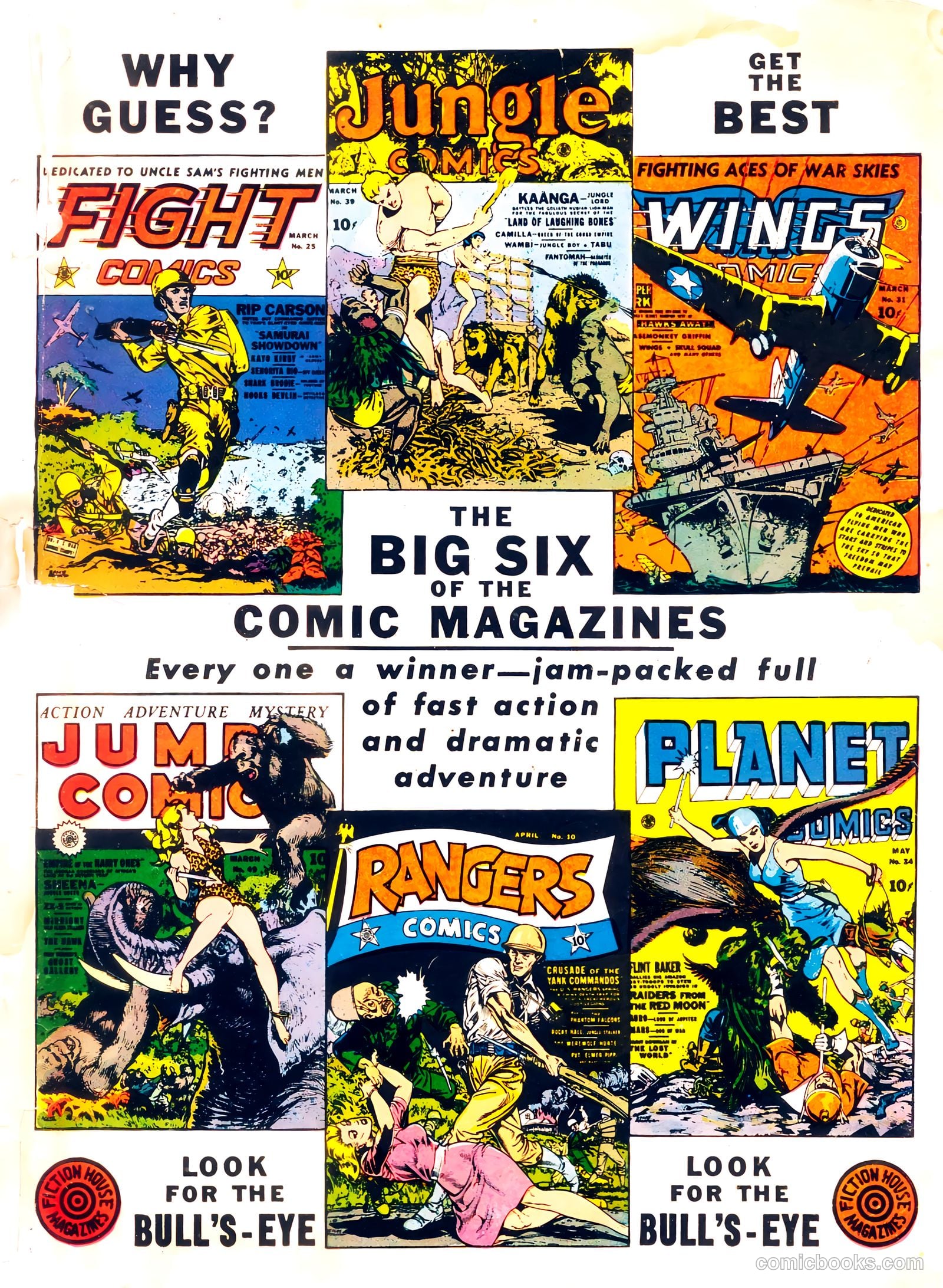 Wings Comics #31 (1943) — page 66 of 67