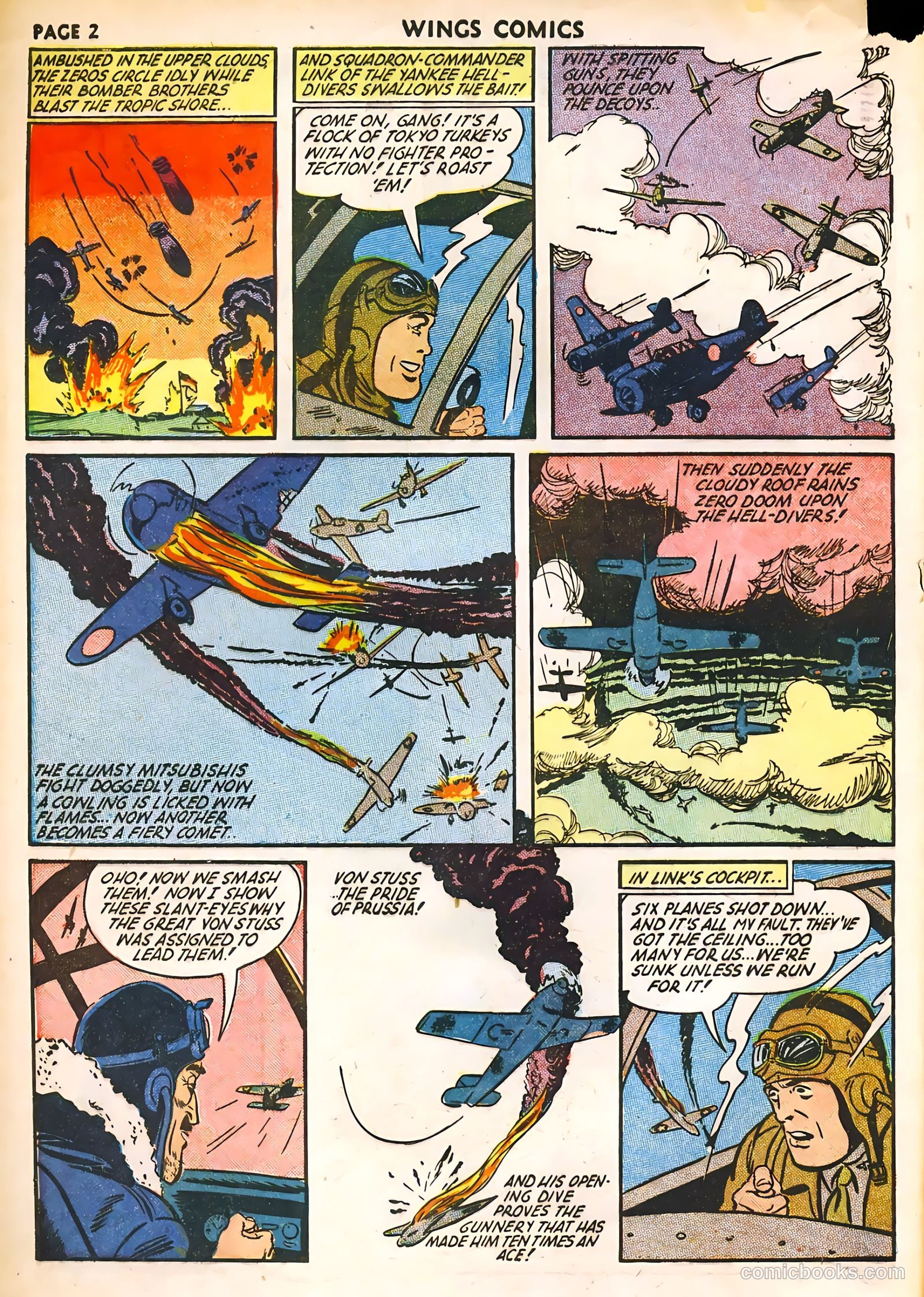 Wings Comics #32 (1943) — page 4 of 68
