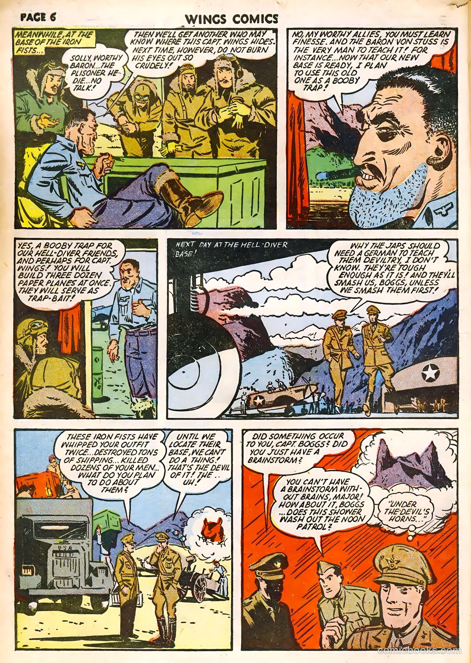 Wings Comics #32 (1943) — page 8 of 68