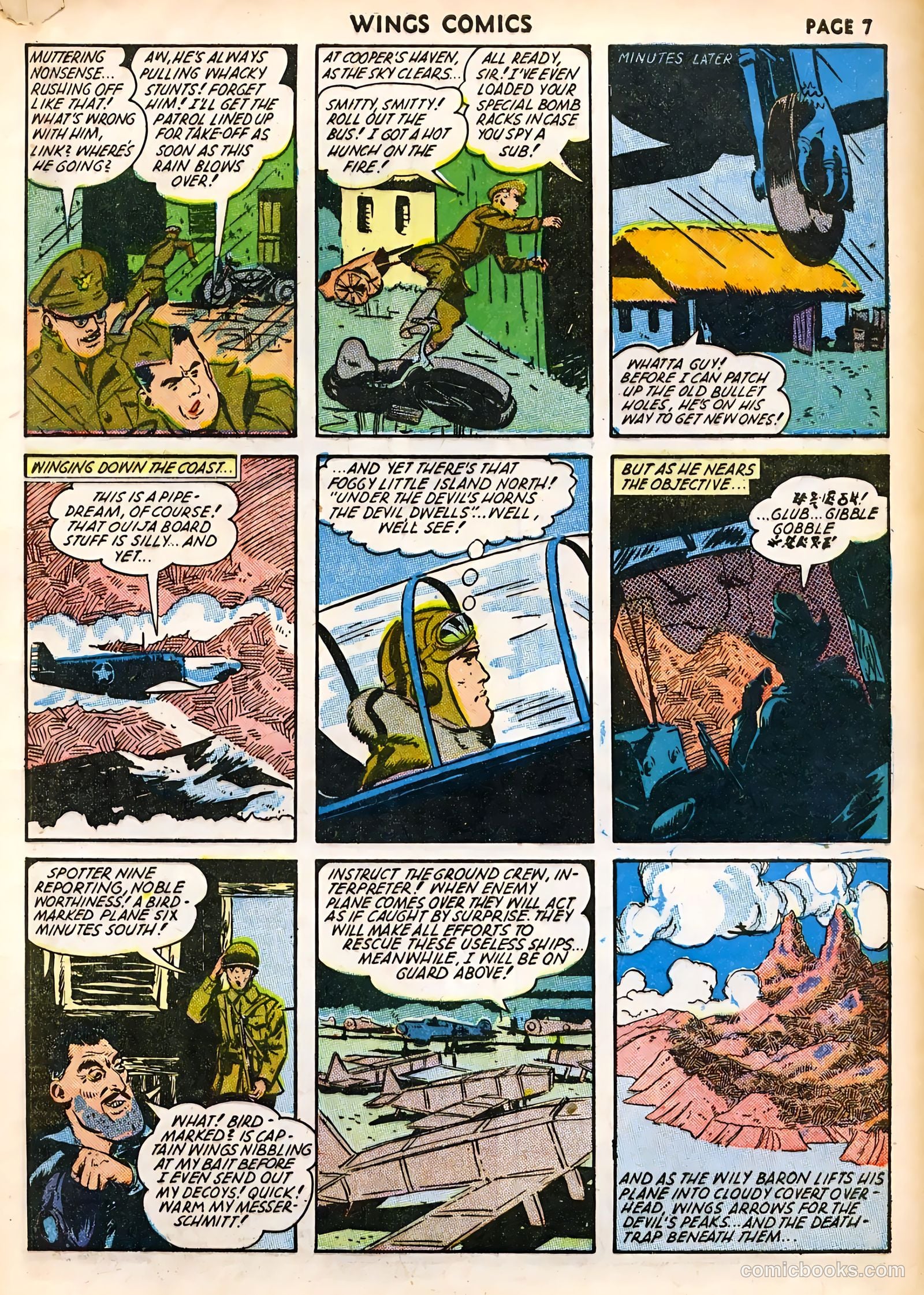 Wings Comics #32 (1943) — page 9 of 68