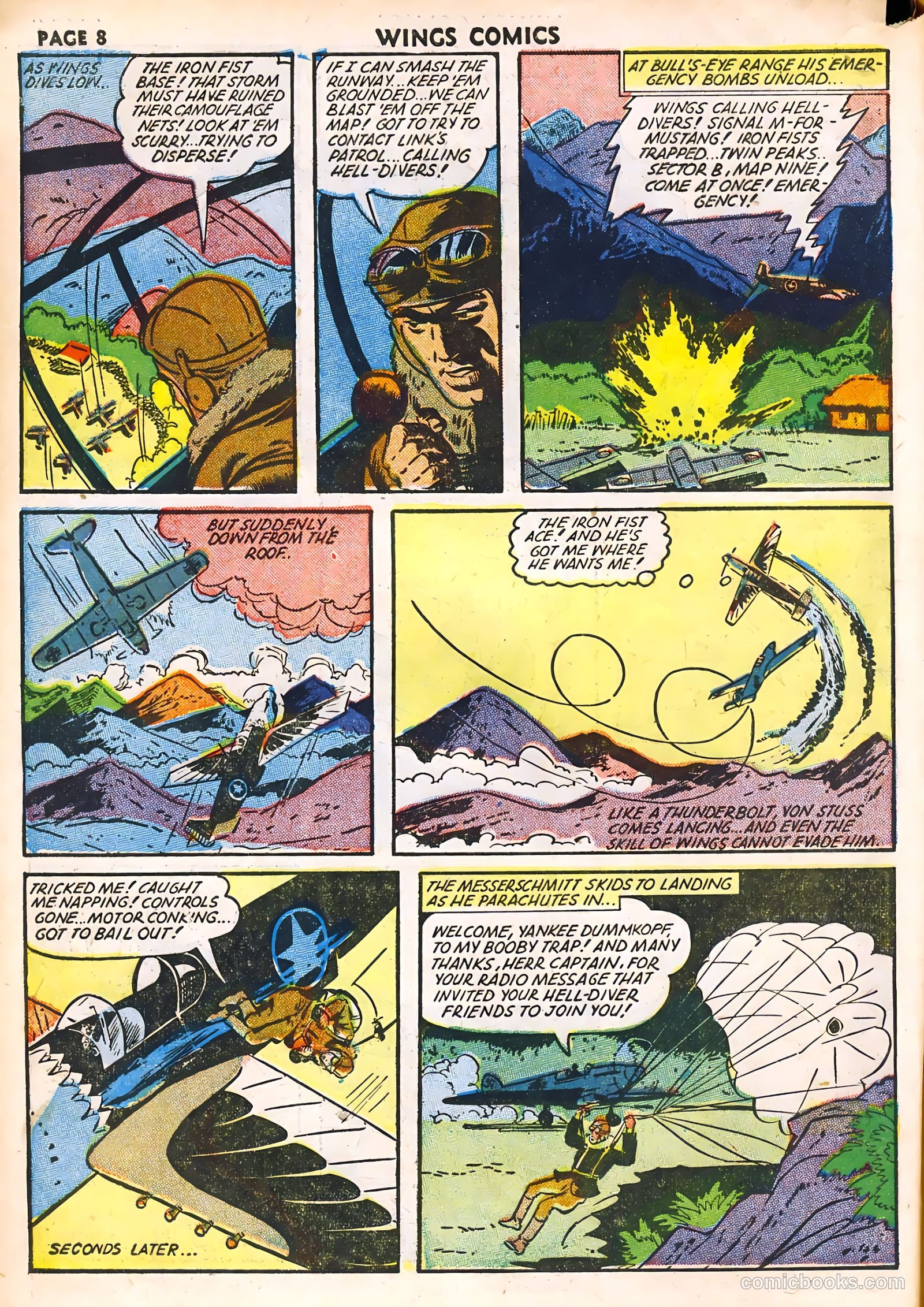 Wings Comics #32 (1943) — page 10 of 68