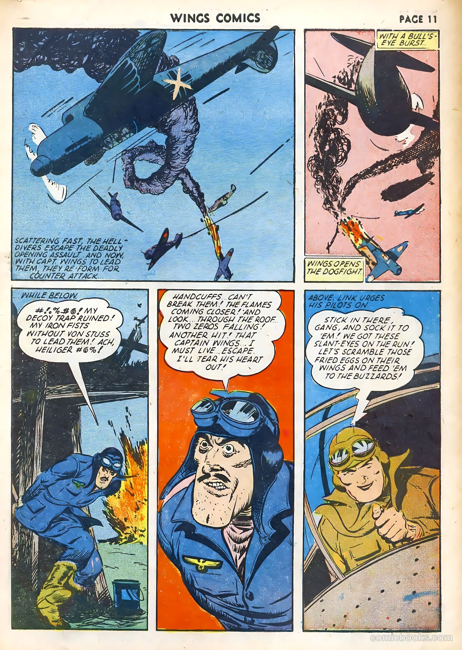 Wings Comics #32 (1943) — page 13 of 68
