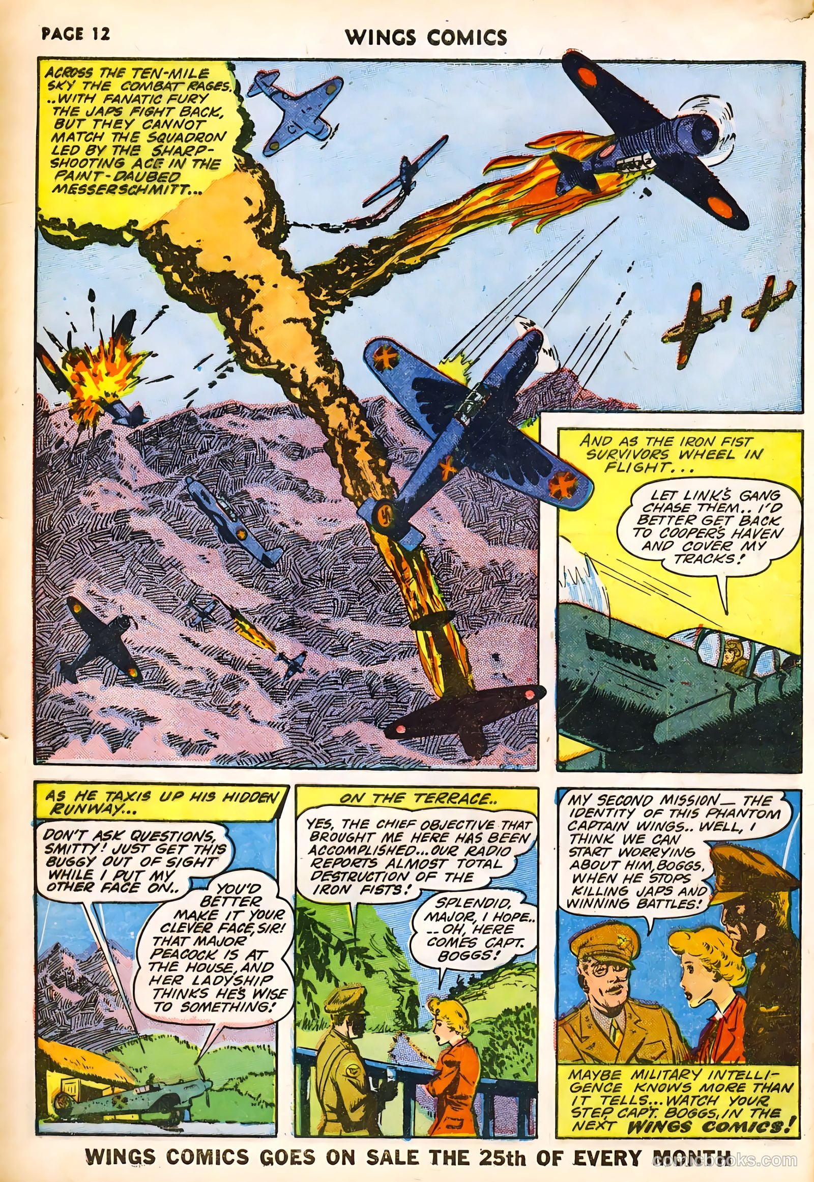Wings Comics #32 (1943) — page 14 of 68