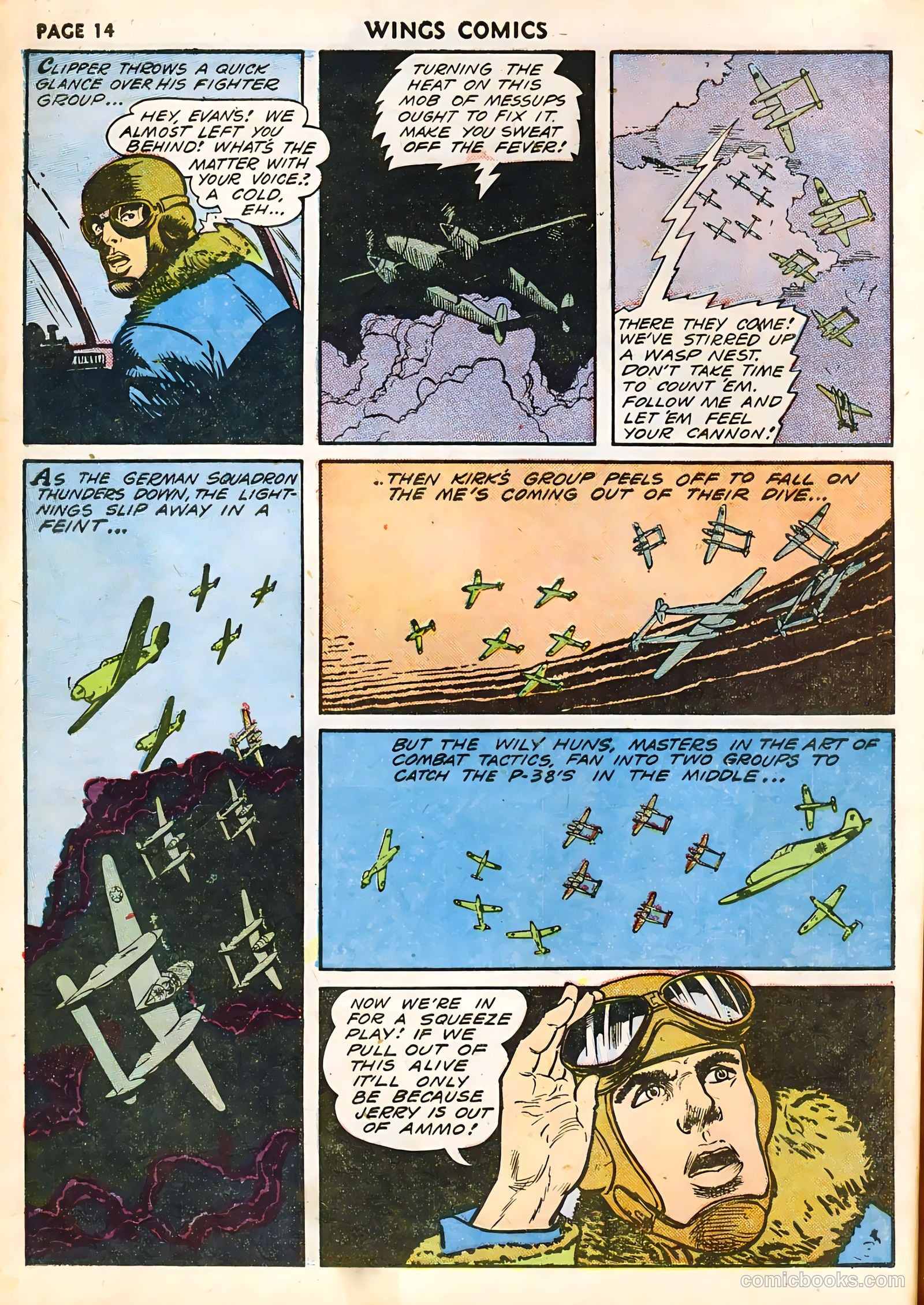 Wings Comics #32 (1943) — page 16 of 68