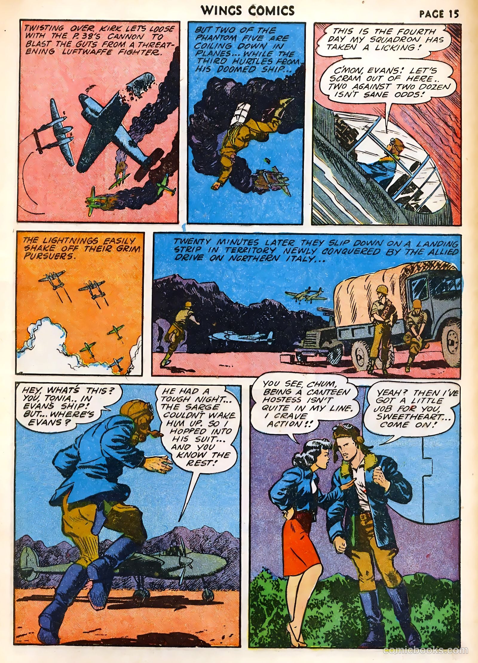 Wings Comics #32 (1943) — page 17 of 68